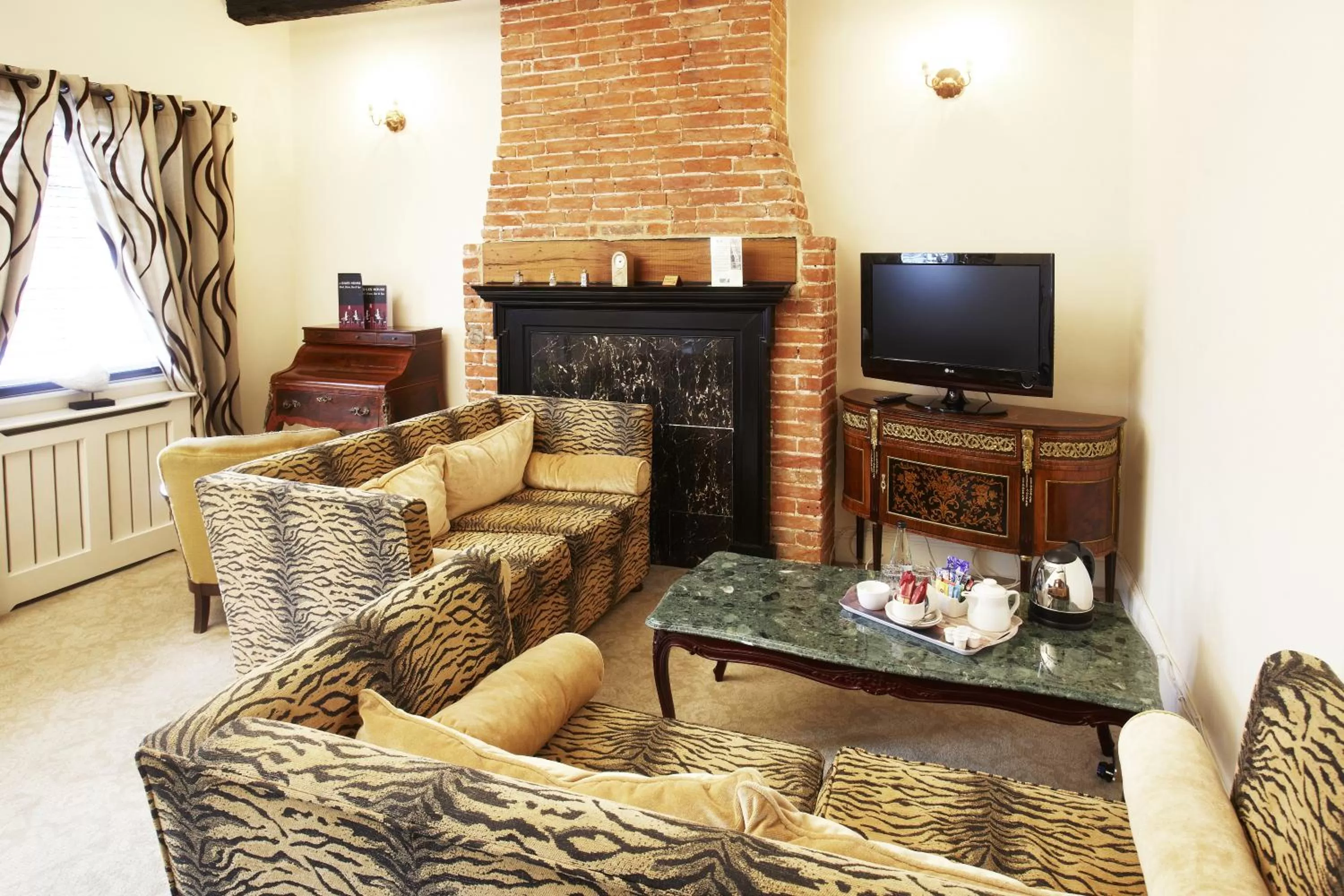 Living room in St Giles House