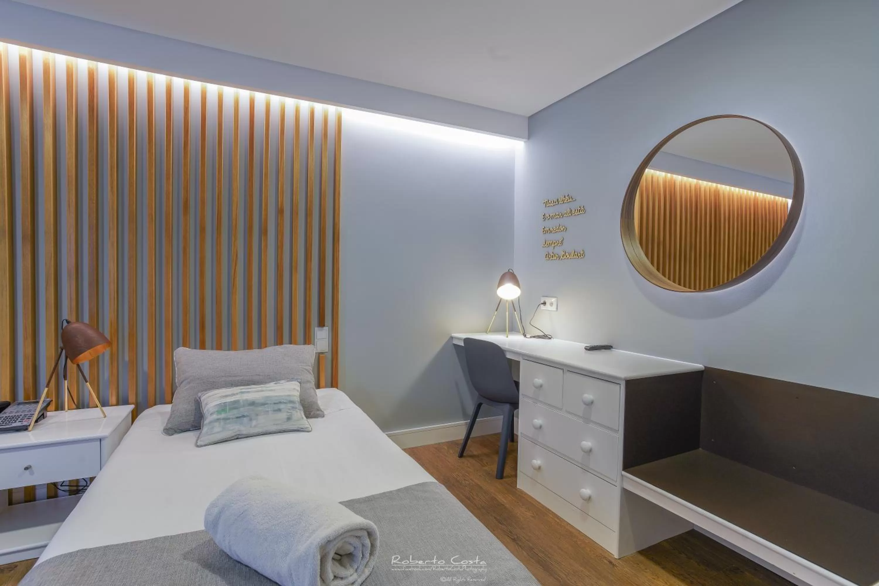 Bed in Hotel Teresinha