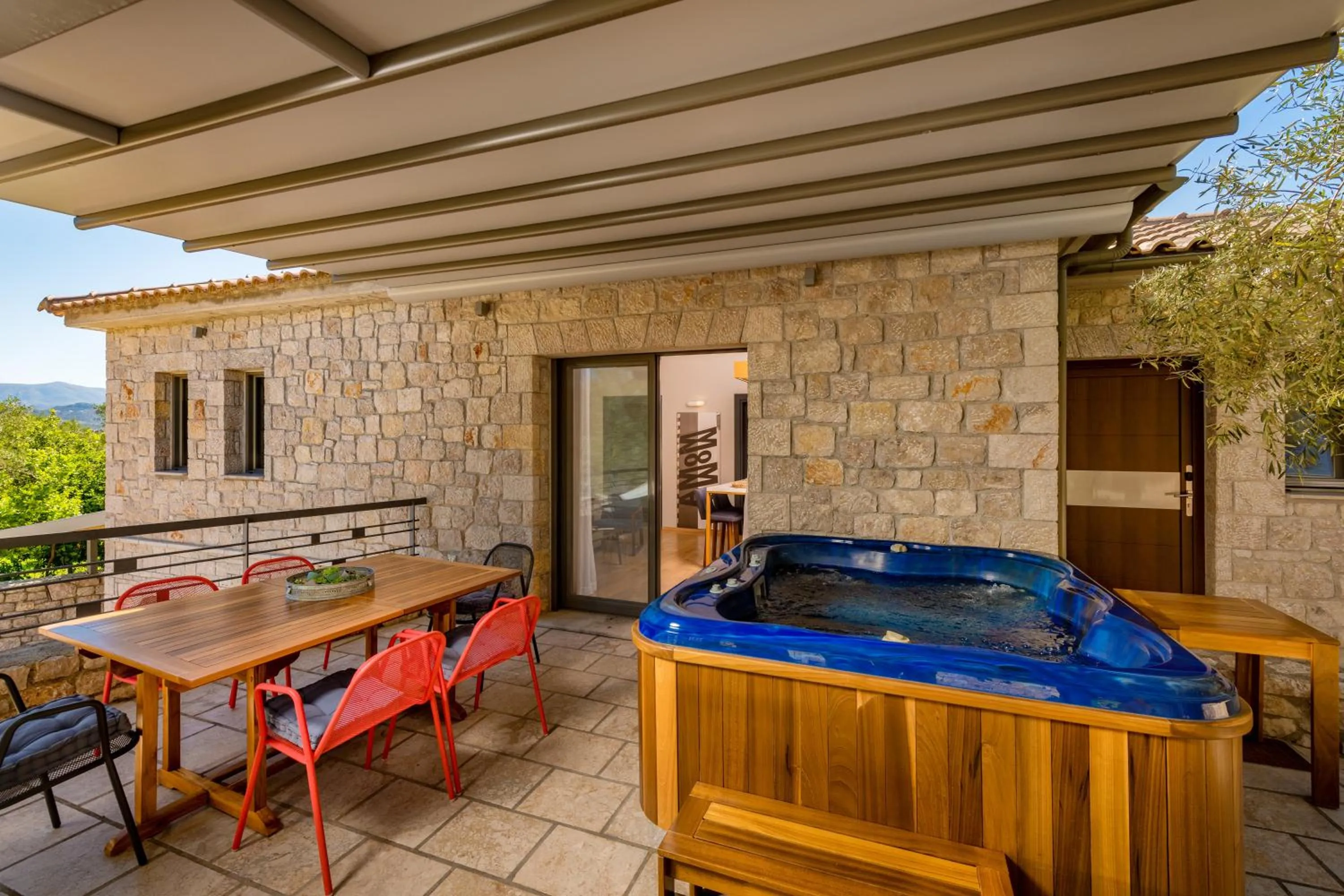 Patio in Anthemion Suites and Villas