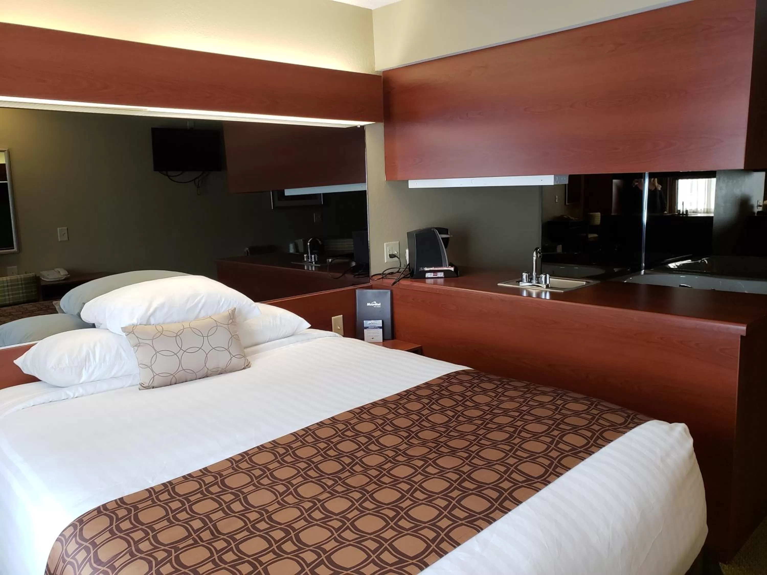 Bed in Microtel Inn & Suites by Wyndham Dover New Hampshire