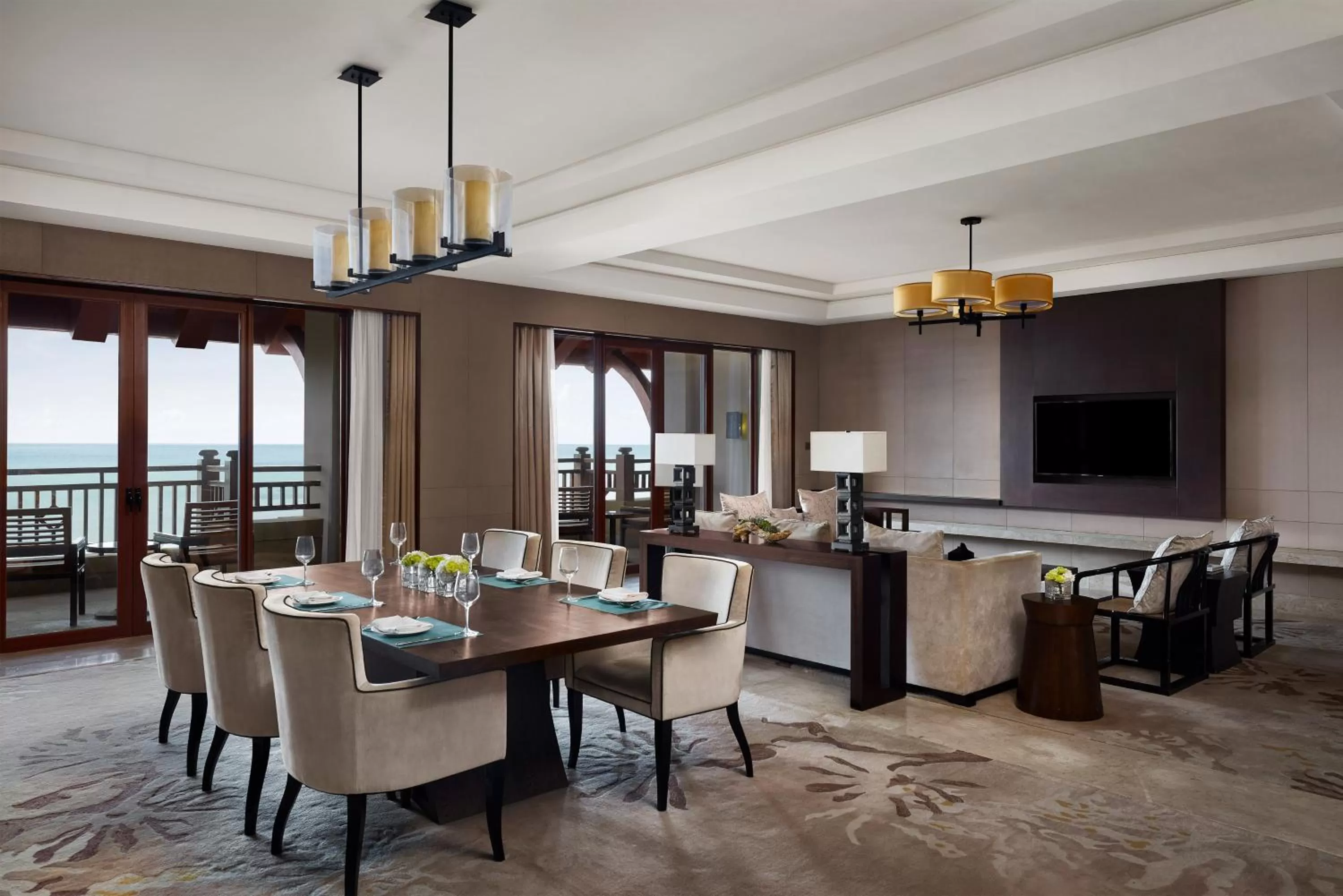 Living room in Haikou Marriott Hotel