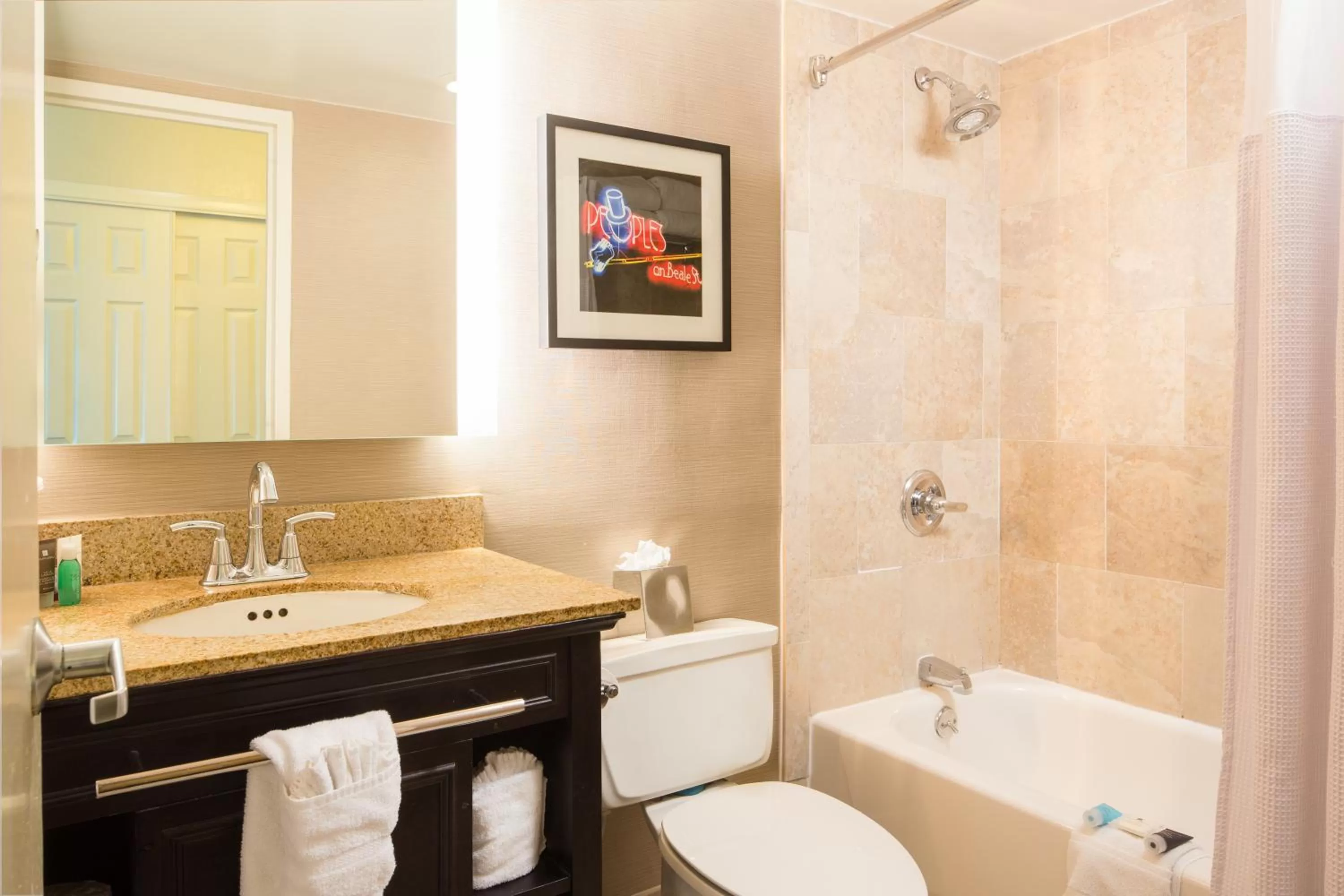 Bathroom in Crowne Plaza Memphis Downtown by IHG