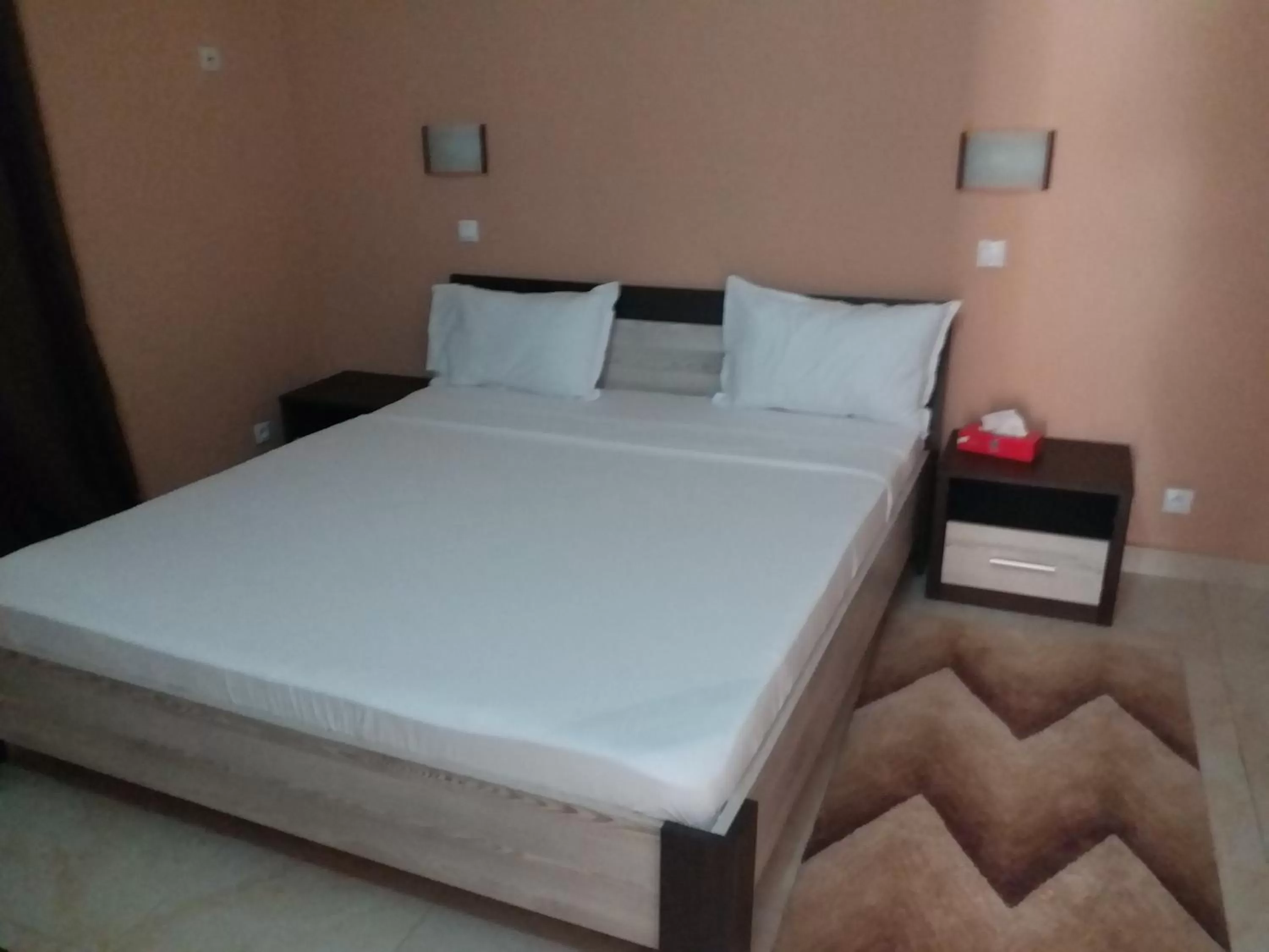 Bed in Hotel La Perle