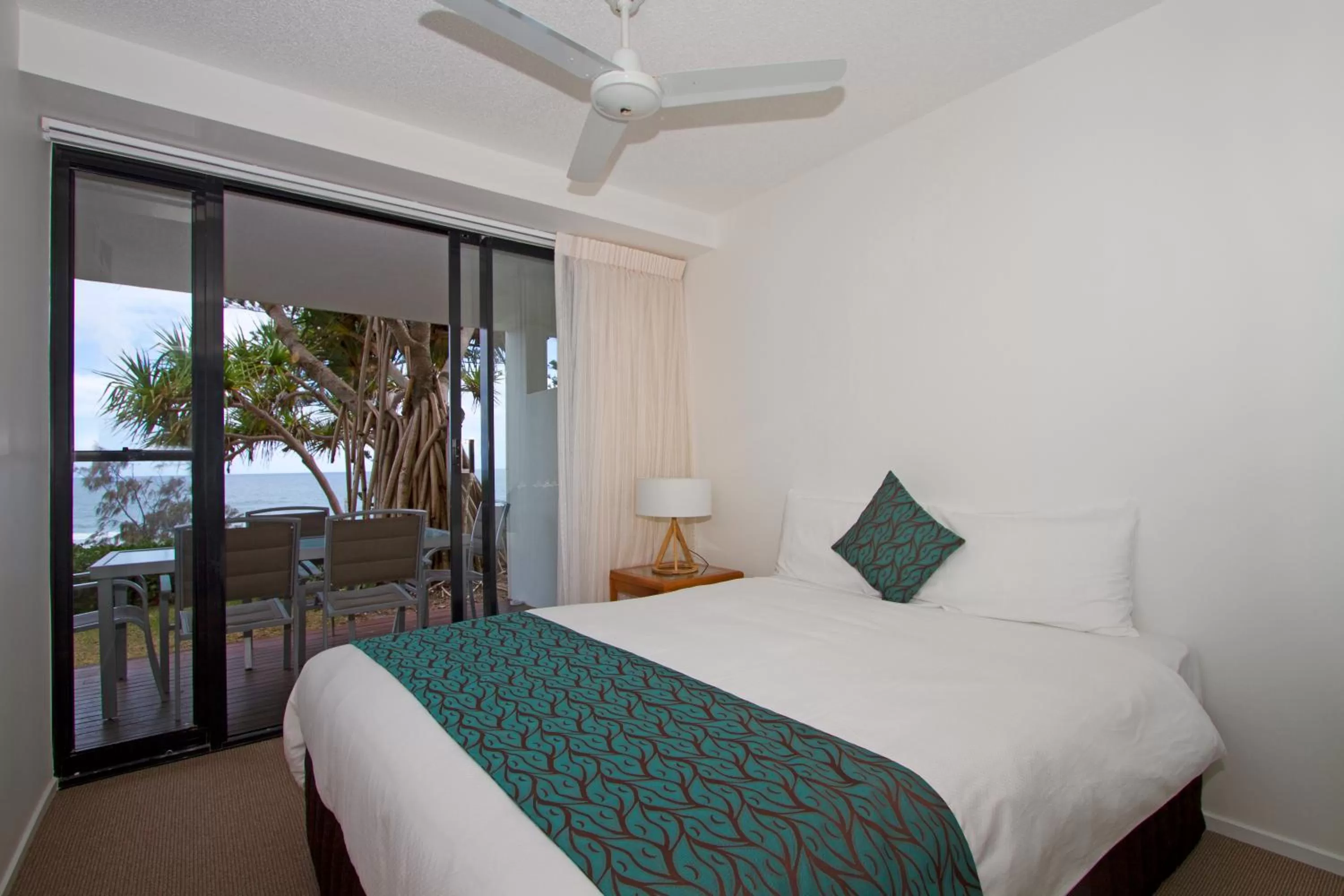 Bed in The Beach Retreat Coolum