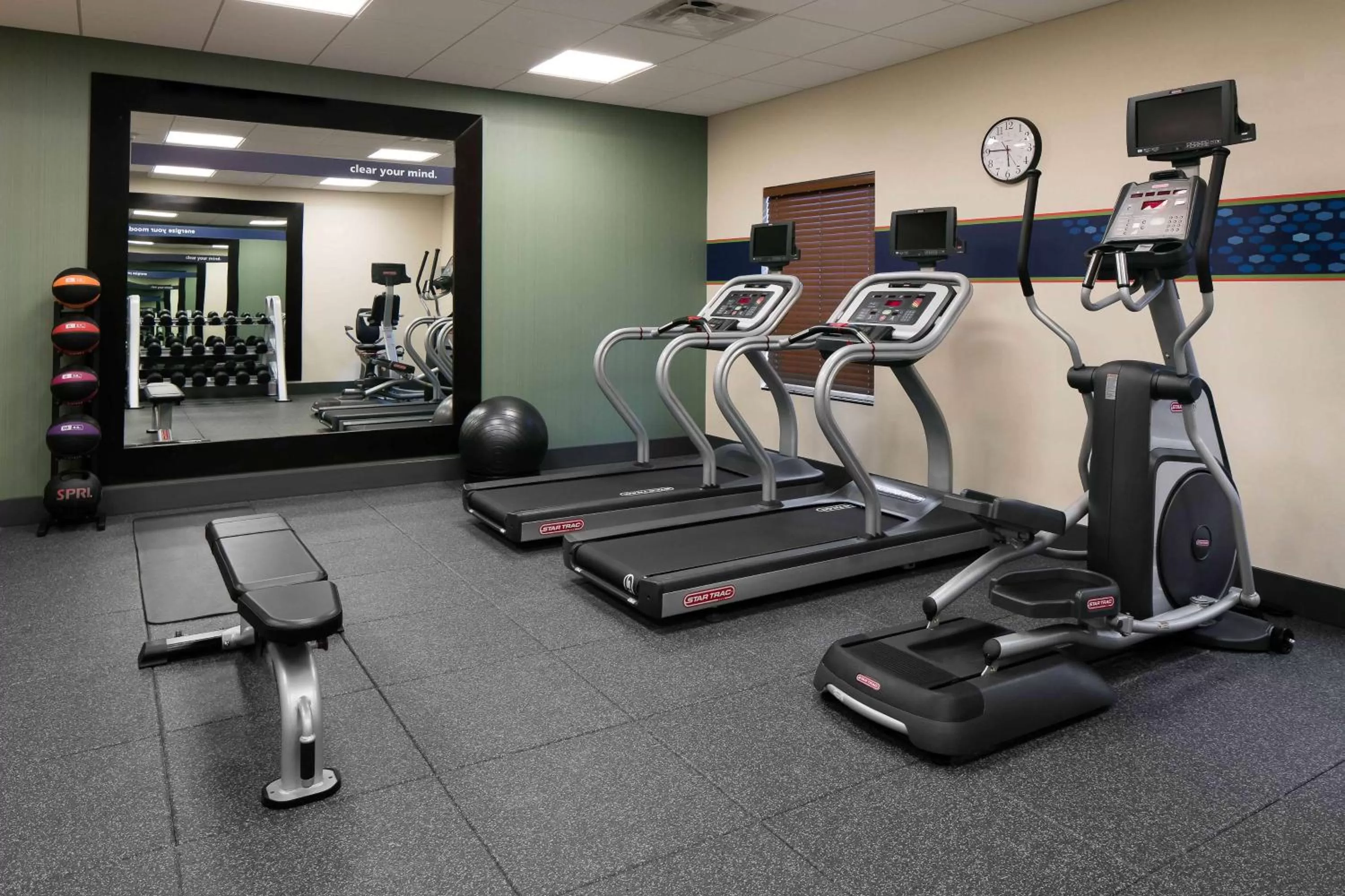 Fitness centre/facilities in Hampton Inn & Suites-Hudson Wisconsin
