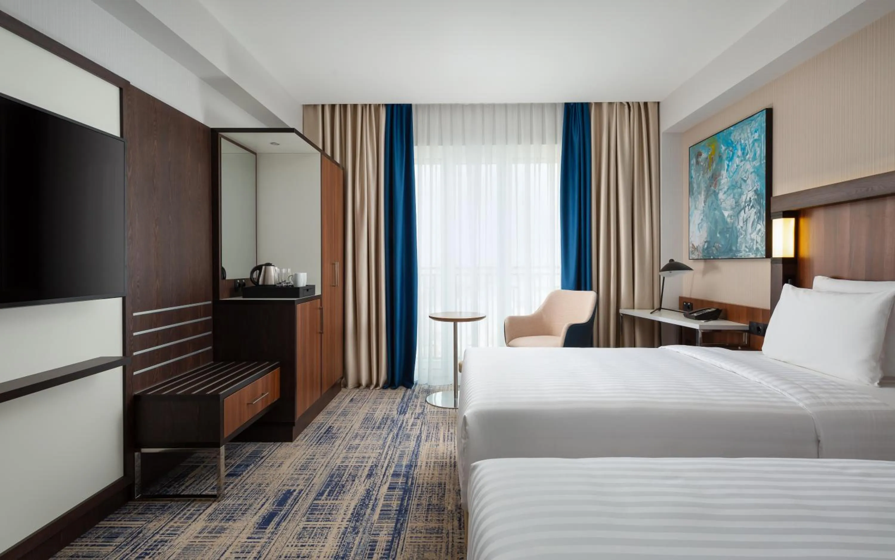 Bedroom, Bed in Courtyard by Marriott Tashkent