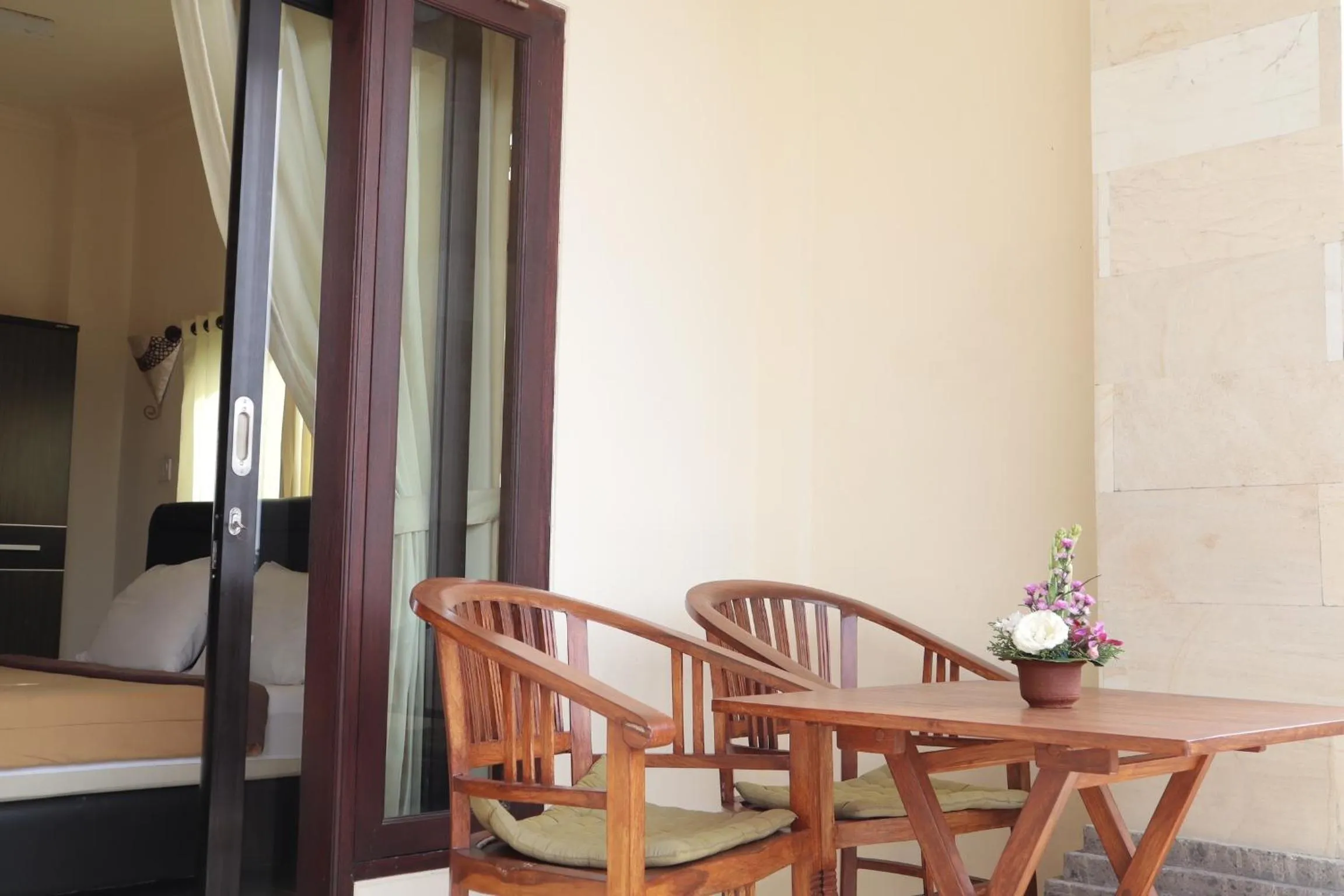 Seating area in Wijaya Guest House Ubud