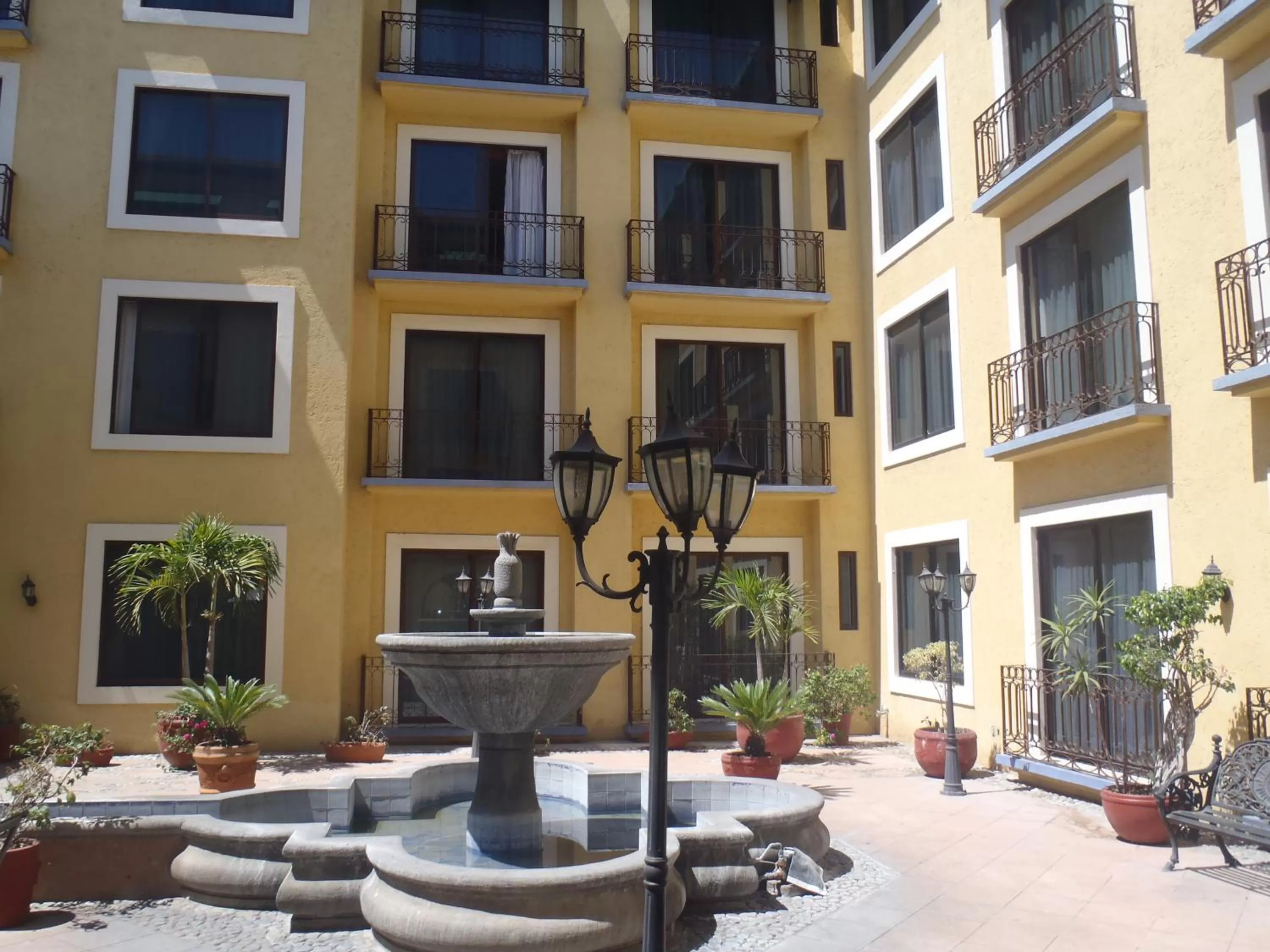 Garden, Property Building in Hotel Casa Real Tehuacan