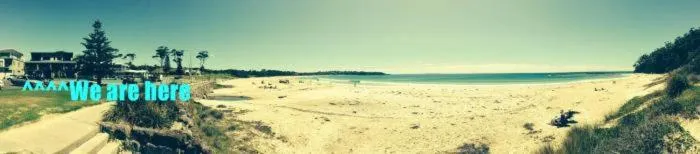 Off site in Beach House Mollymook