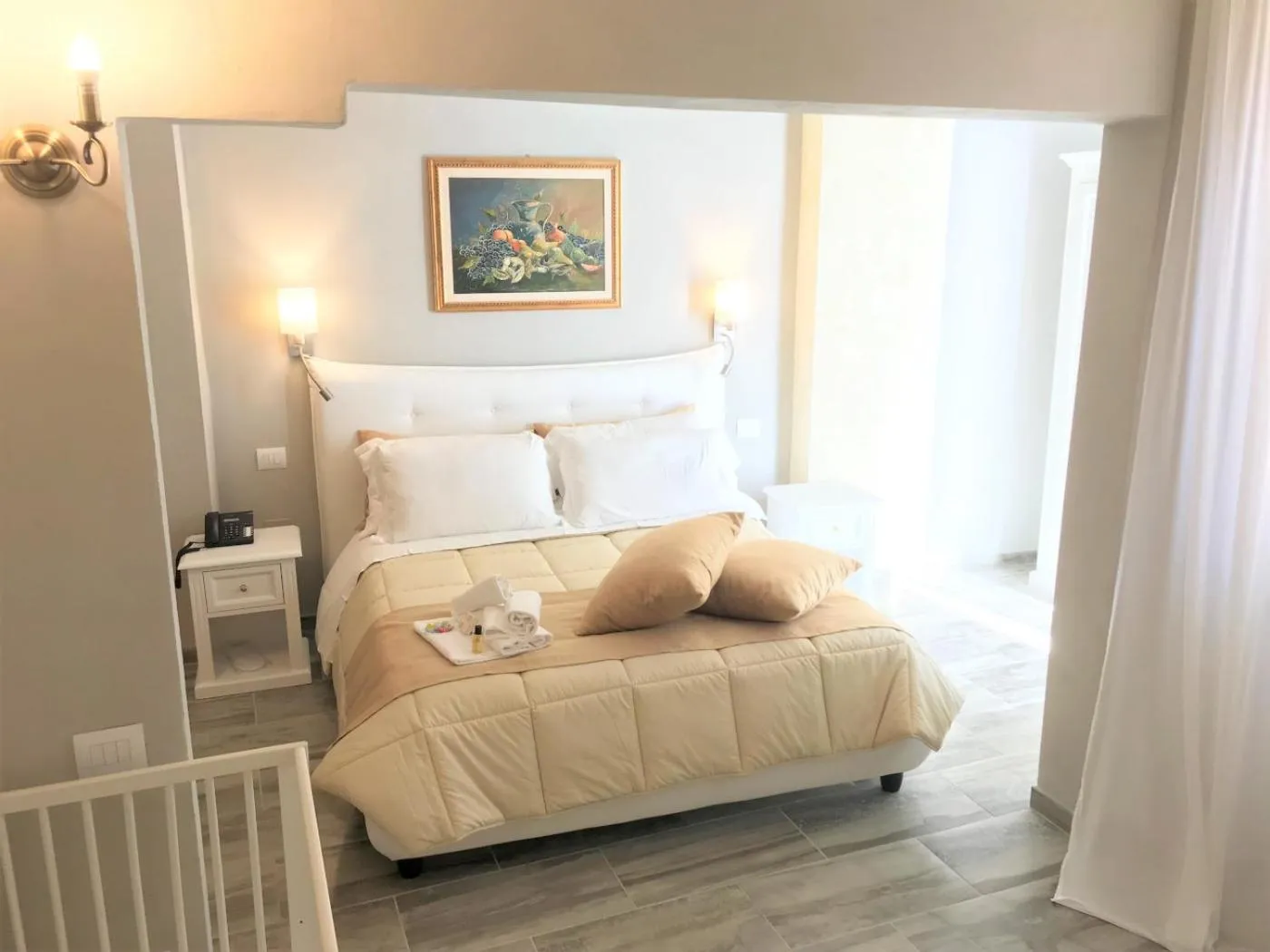 Bed in Hotel Volterra In Superior