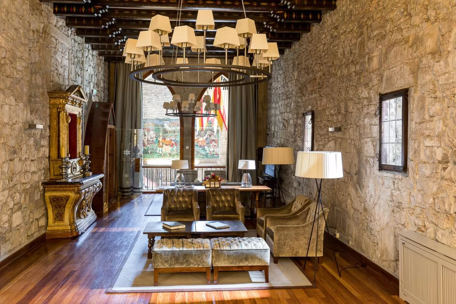 Living room in Parador de Hondarribia