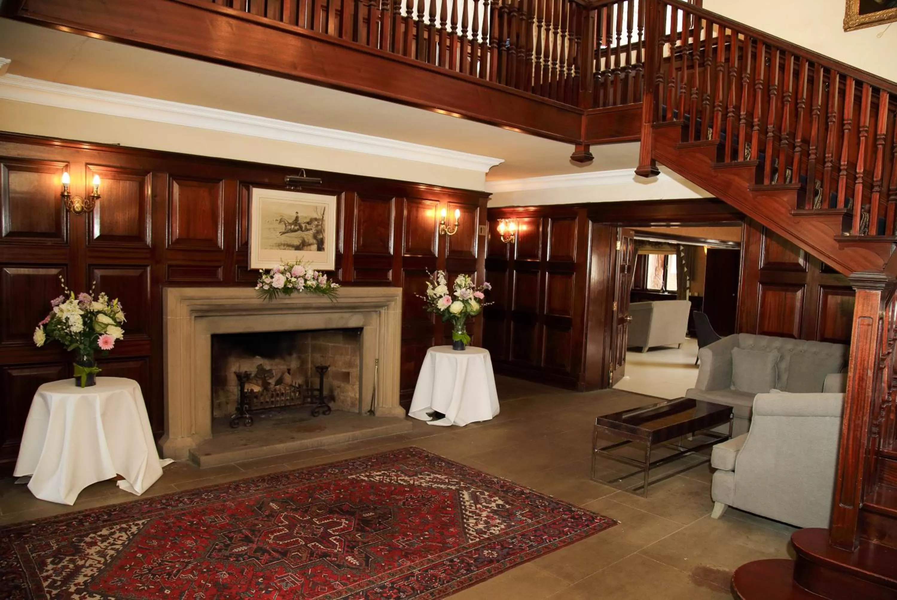 Lobby or reception in Quorn Country Hotel Leicester