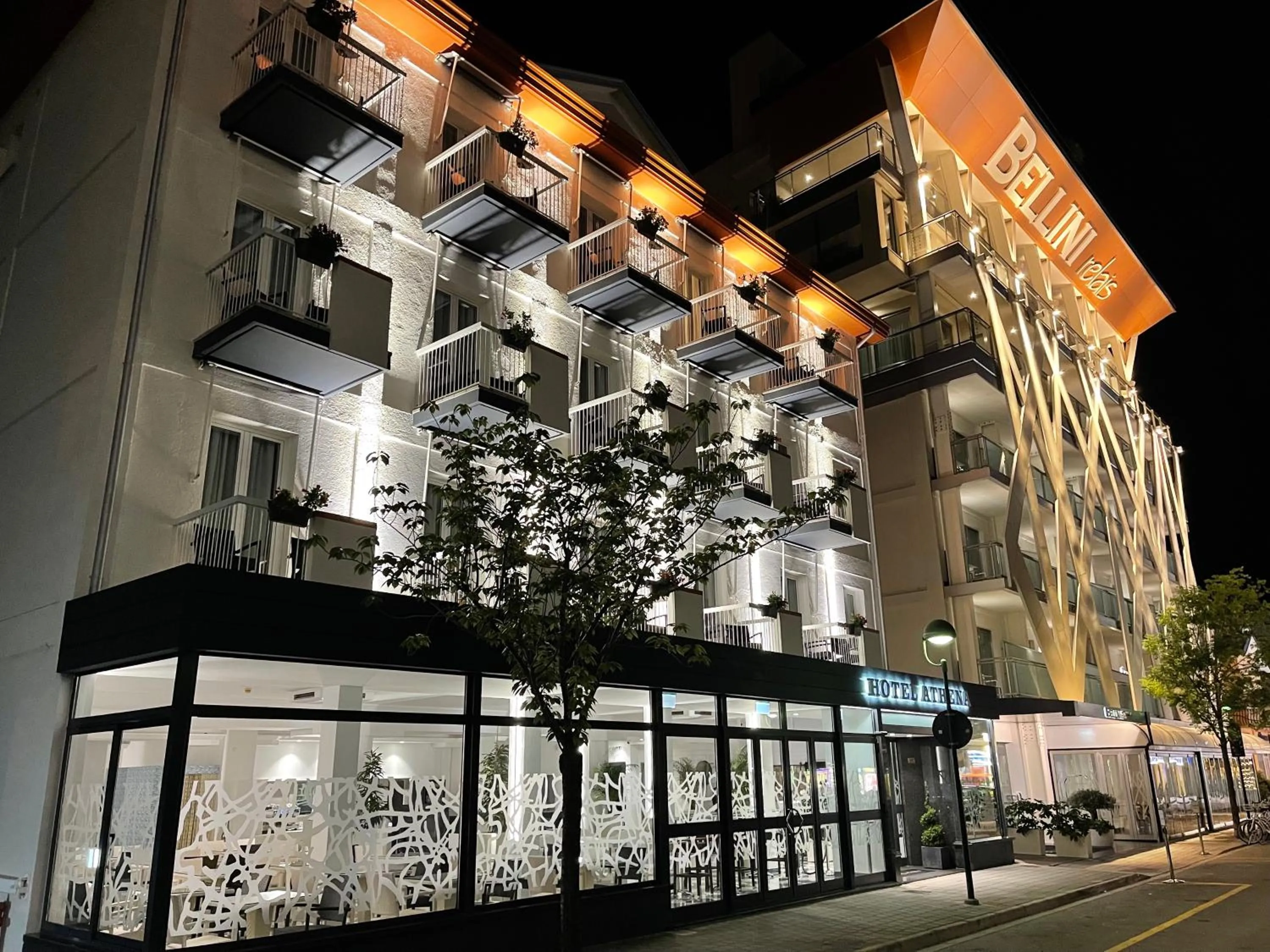 Property building in Hotel Athena