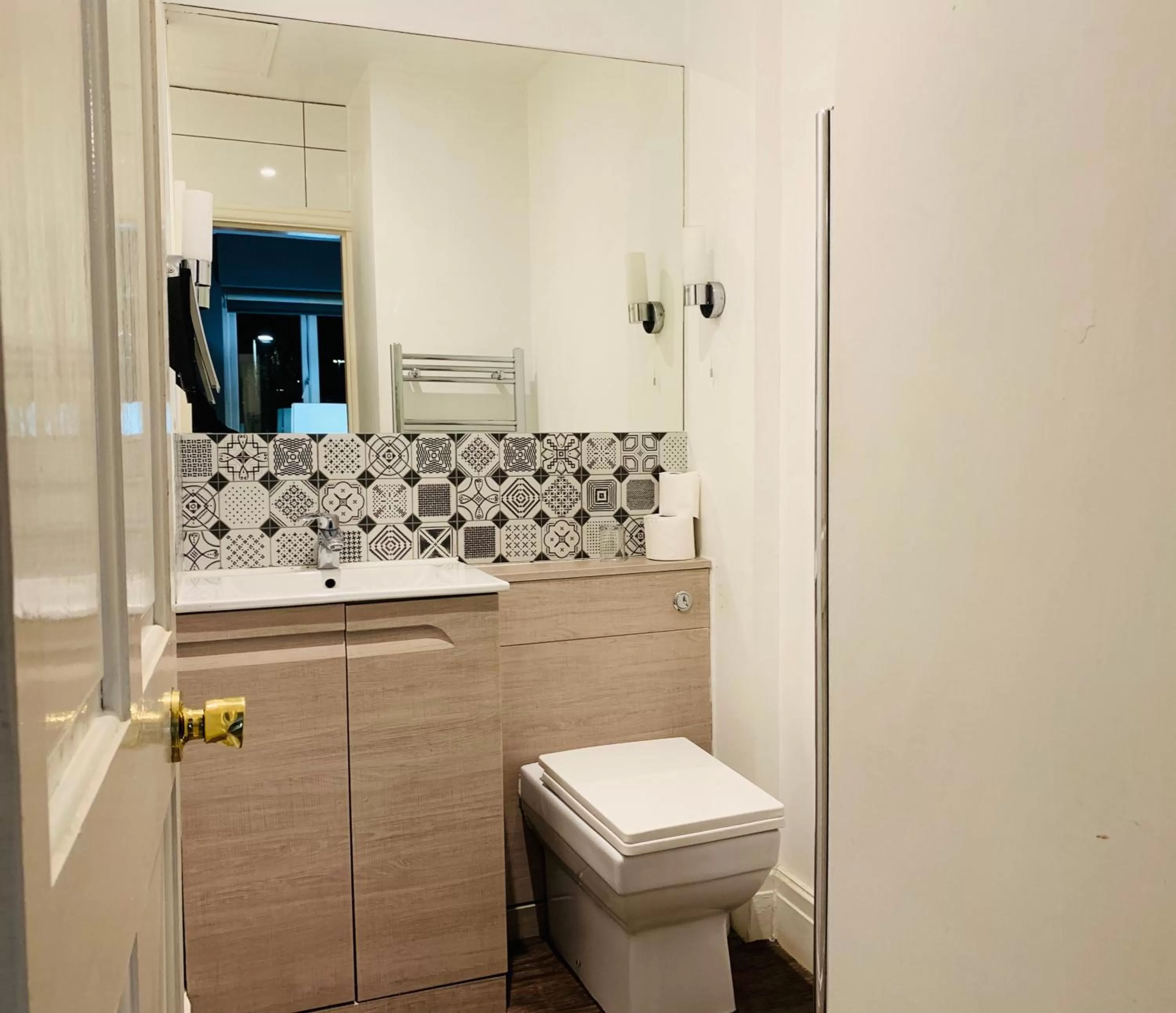 Toilet in Trafford Hall Hotel Manchester, Trademark Collection by Wyndham