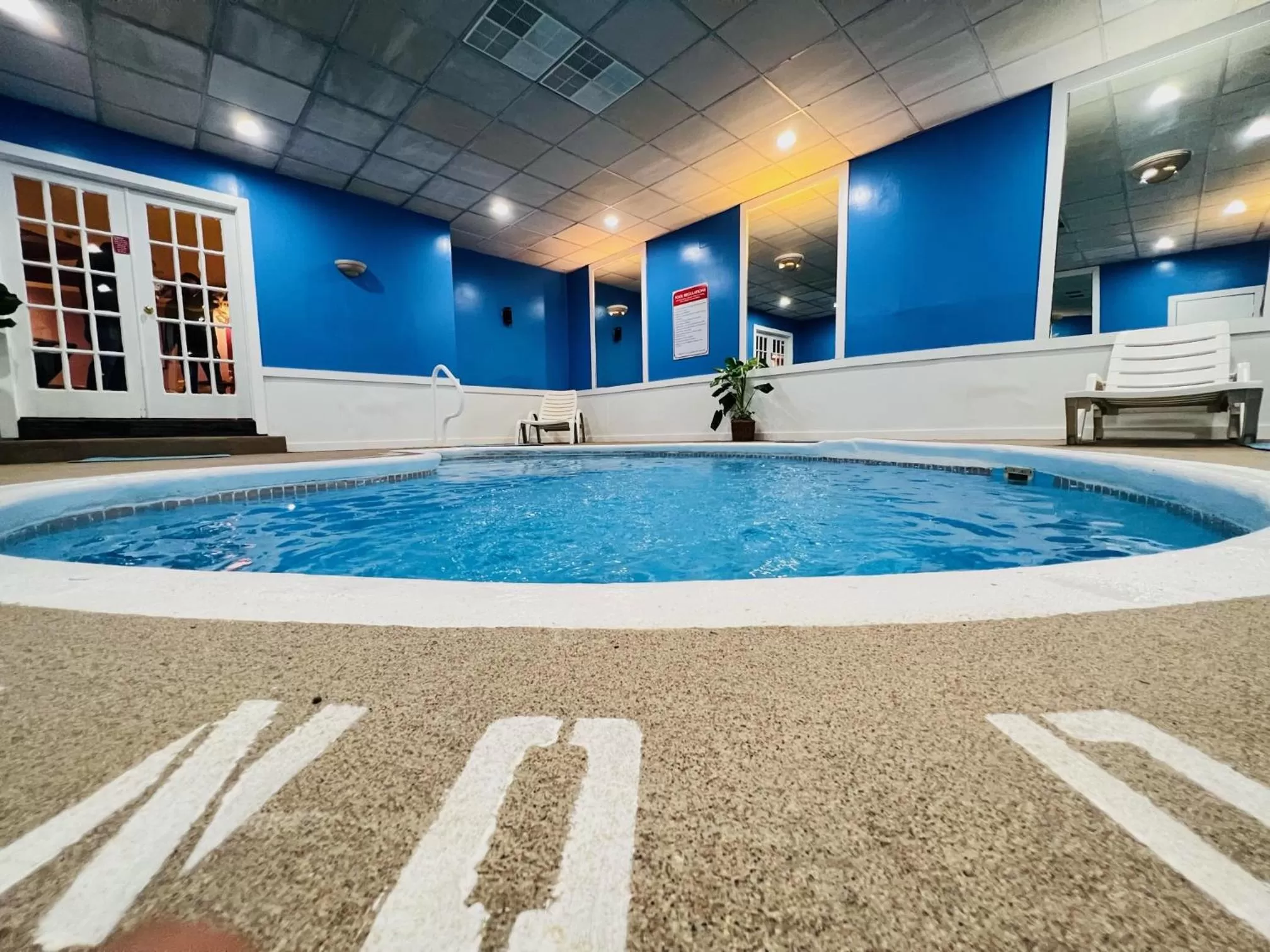 Pool view in Inn of the Dove - Romantic Luxury Suites with Jacuzzi & Seasonal Fireplace at Harrisburg-Hershey-Philadelphia, PA