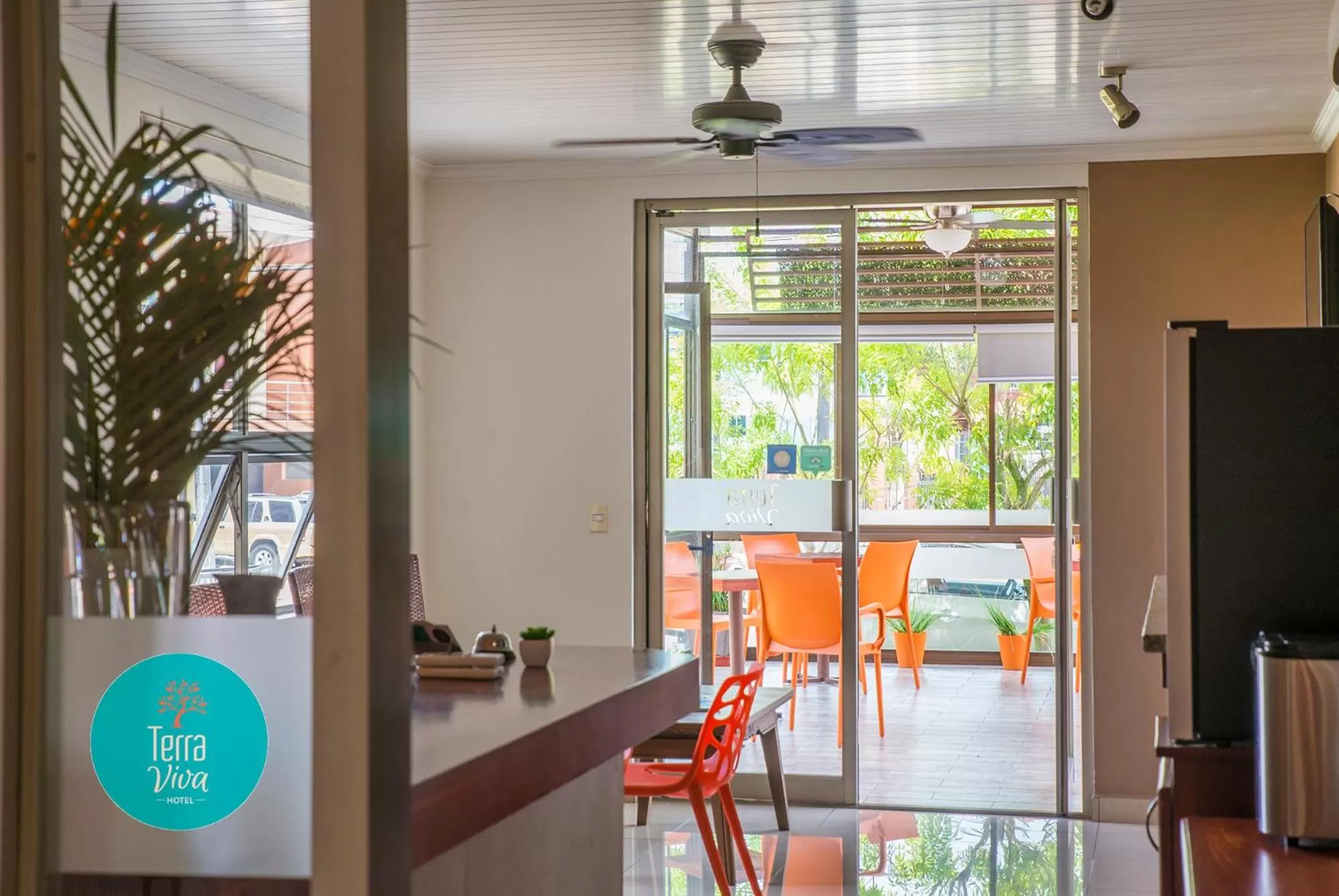 Seating area in Hotel Terra Viva