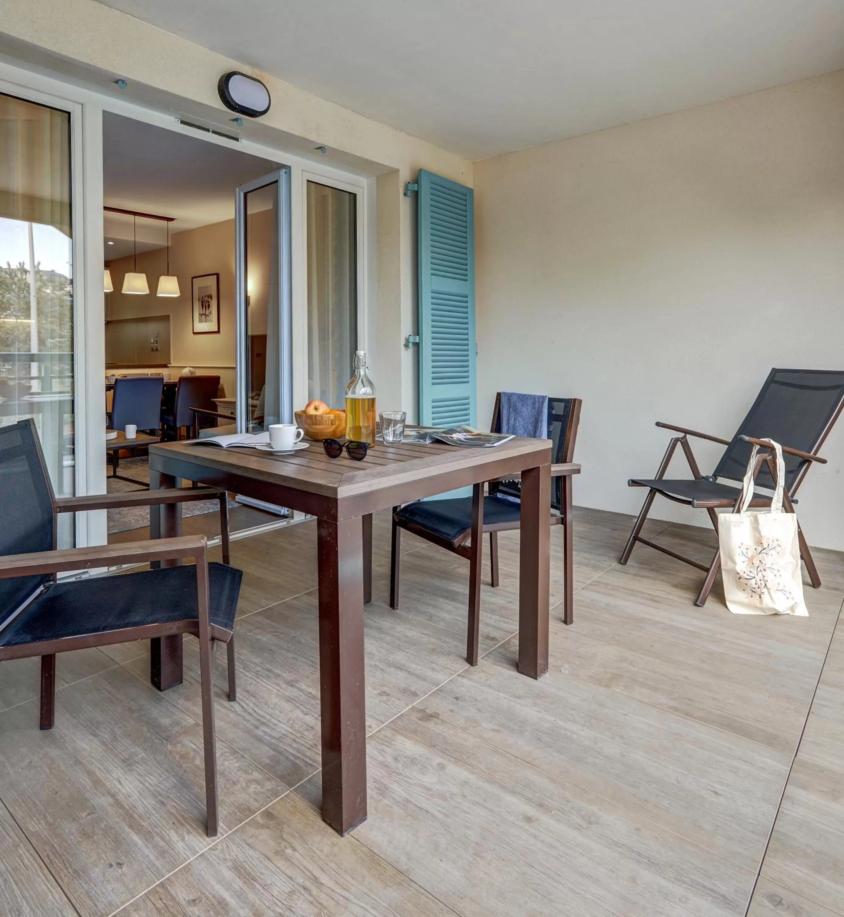 Patio in Résidence Pierre & Vacances Premium Presqu'Ile de la Touques