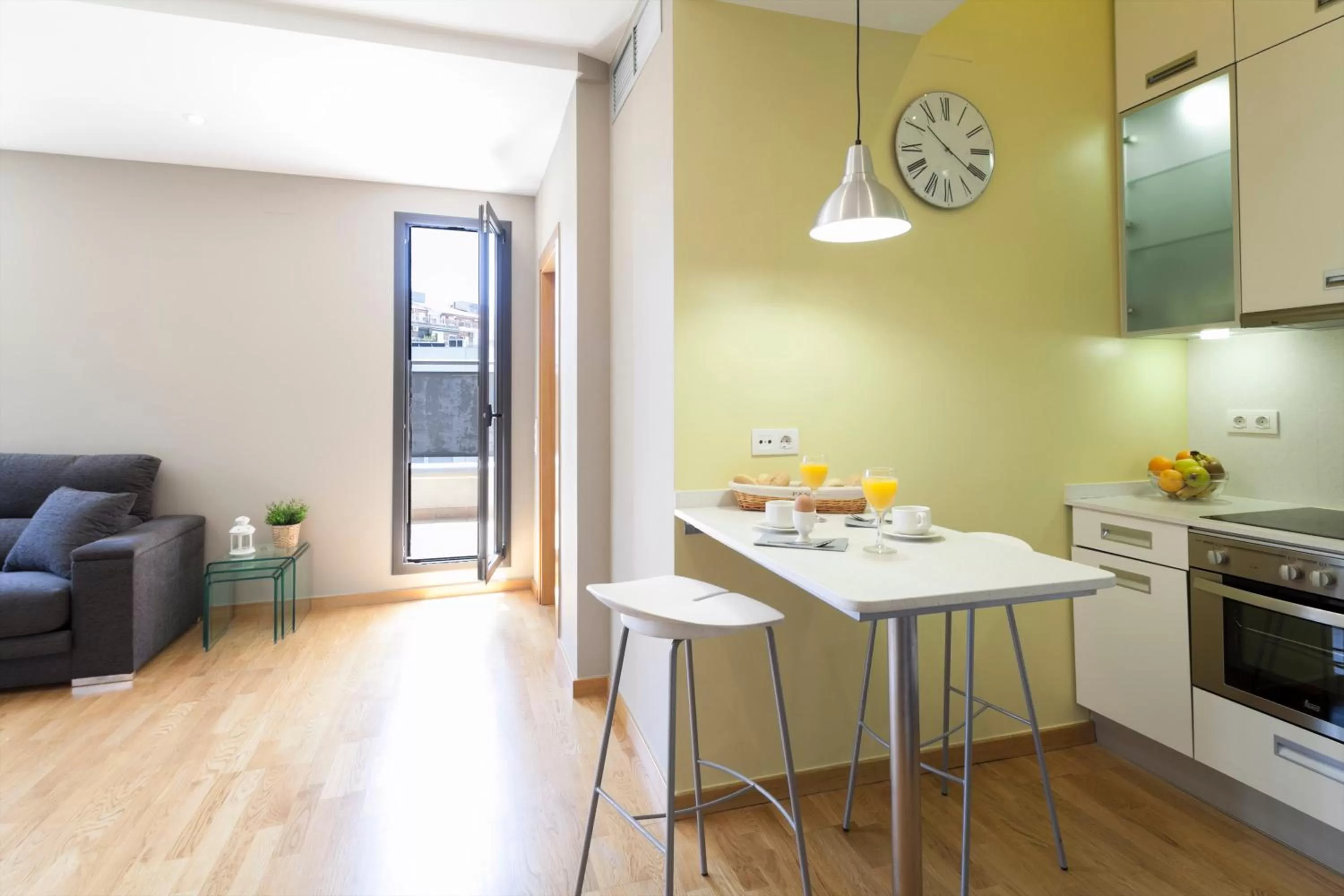 Kitchen or kitchenette in Hotel Acta Laumon