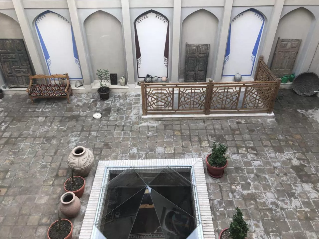 Patio in As-Salam Boutique Hotel