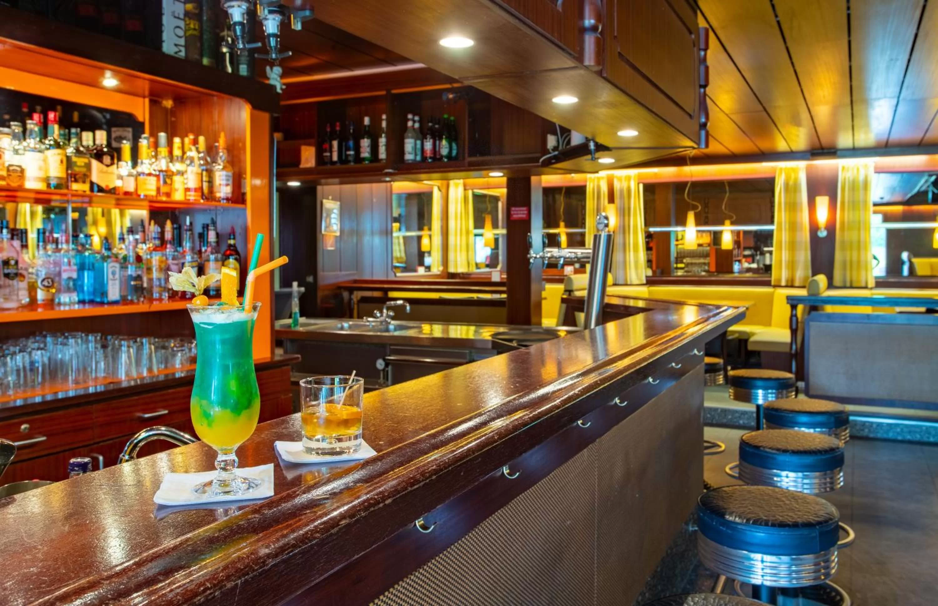 Lounge or bar in Aqualux Wellness- & Tagungshotel