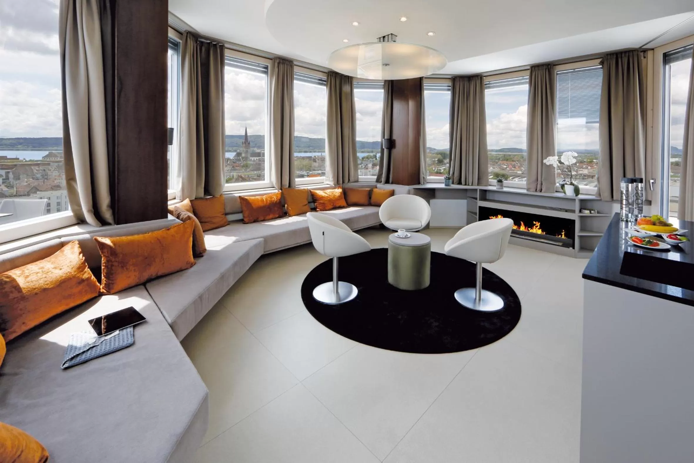 Living room in aquaTurm Hotel & Energie