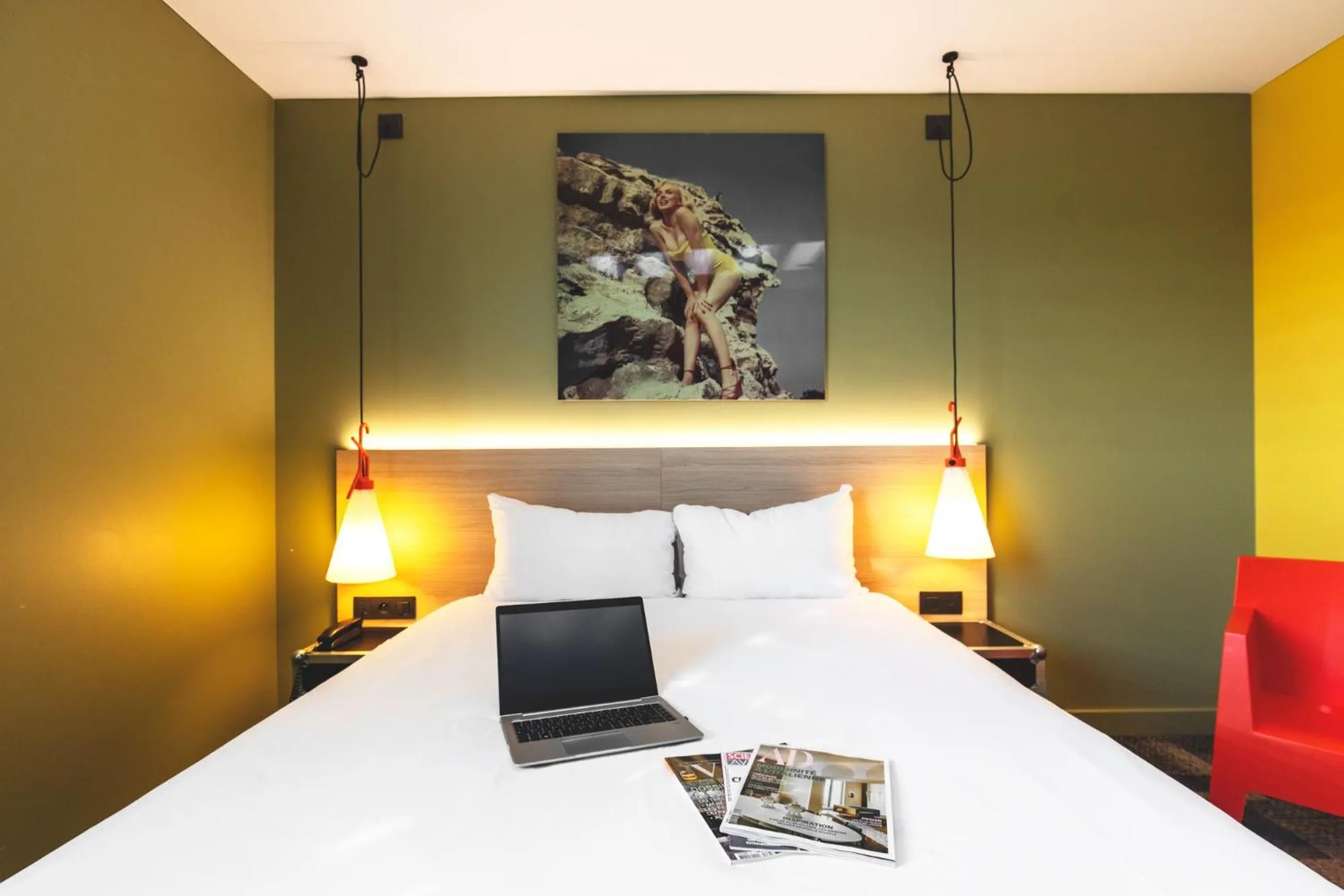 Bed in ibis Styles Lyon Centre Confluence