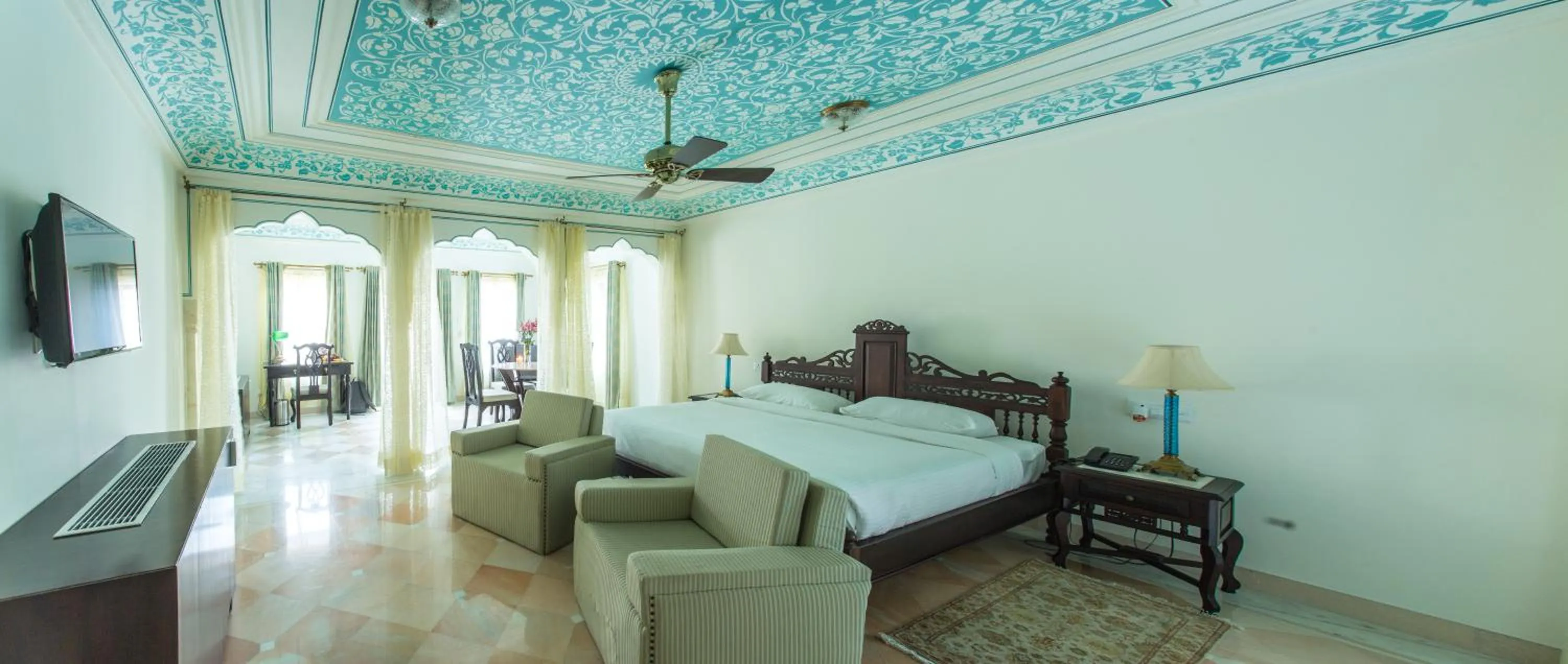 Photo of the whole room, Bed in Royal Heritage Haveli - By Leisure Hotels