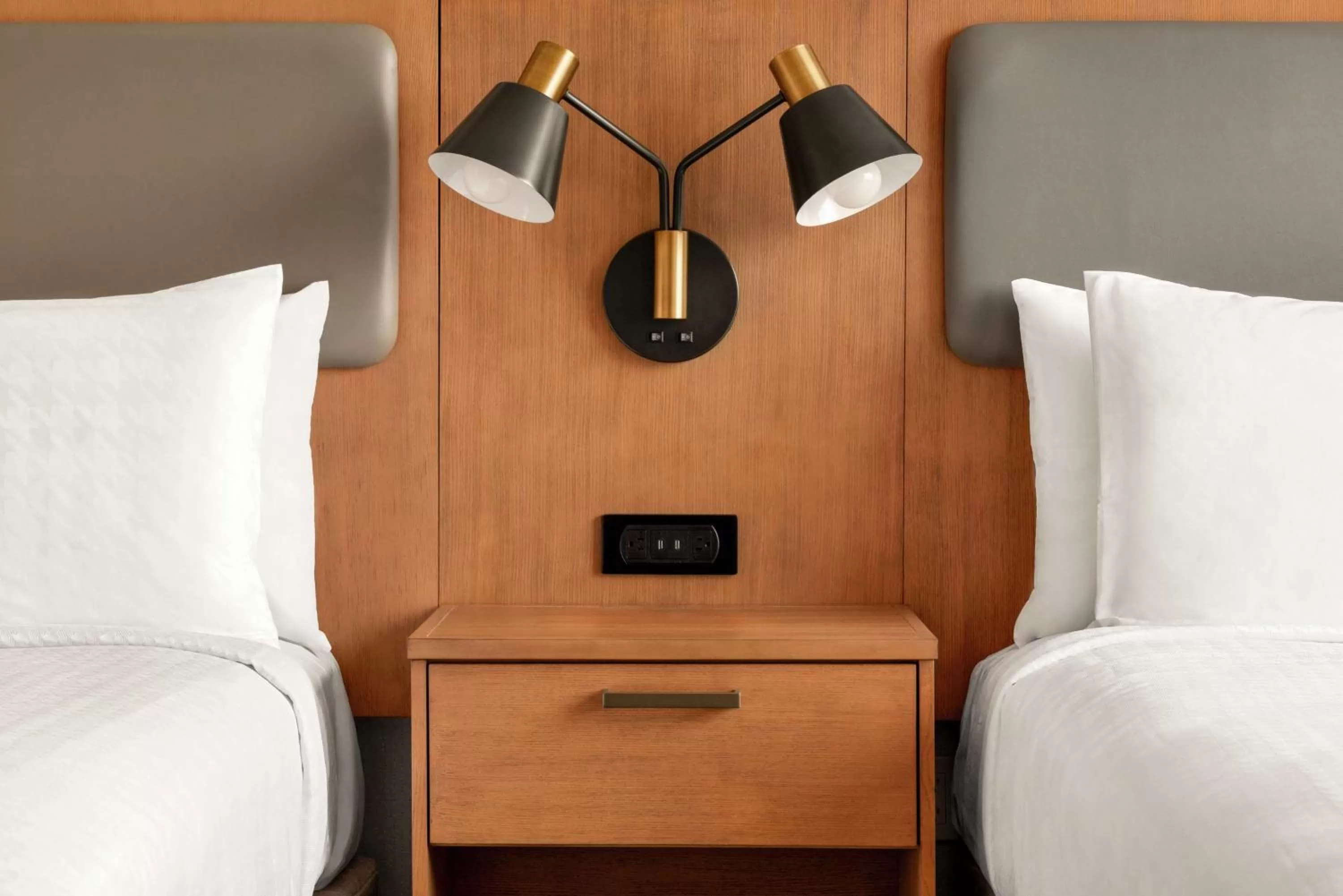 Bed in Homewood Suites By Hilton Wilmington Downtown