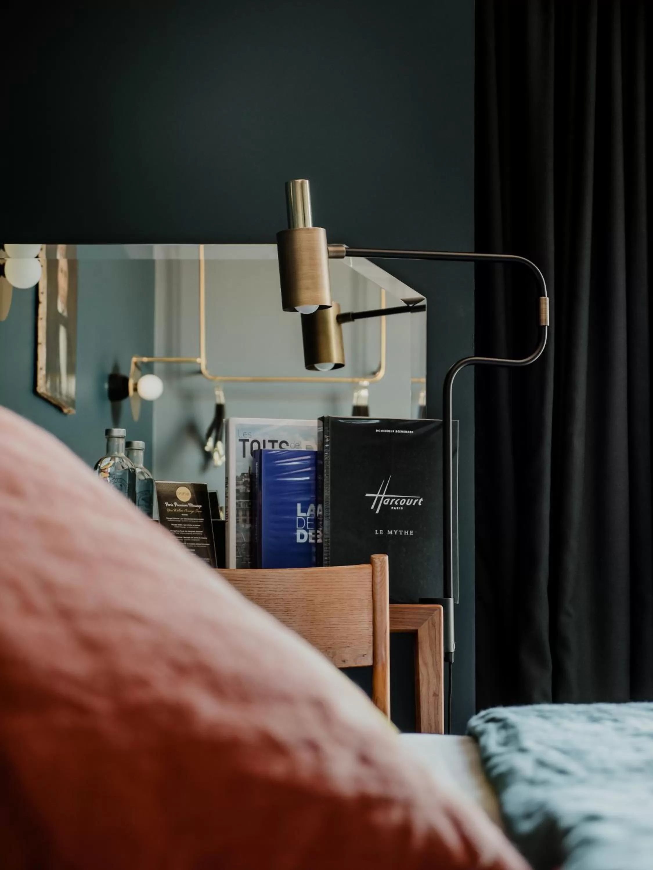 Decorative detail, Bed in COQ Hotel Paris
