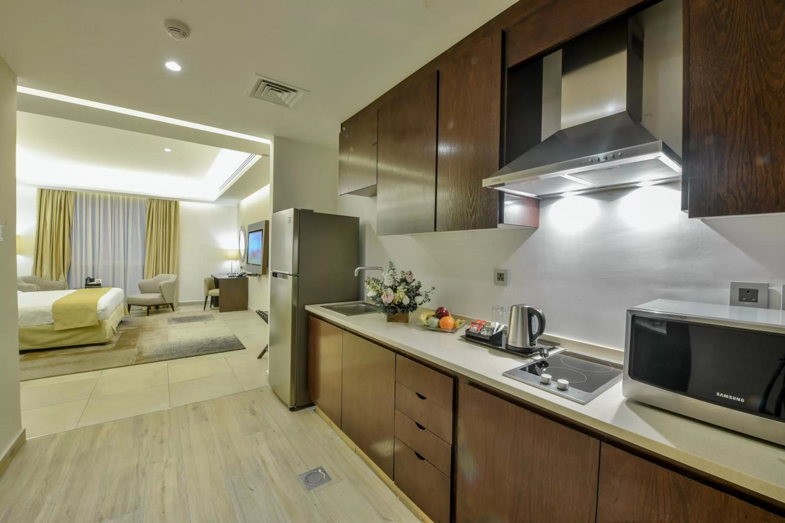 Kitchen or kitchenette in Downtown Hotel Apartments