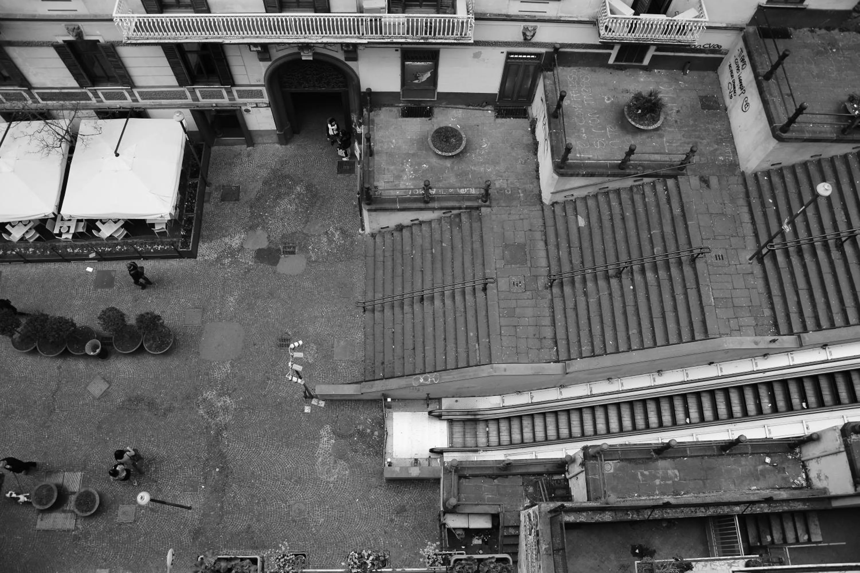 Street view in Hotel Cimarosa