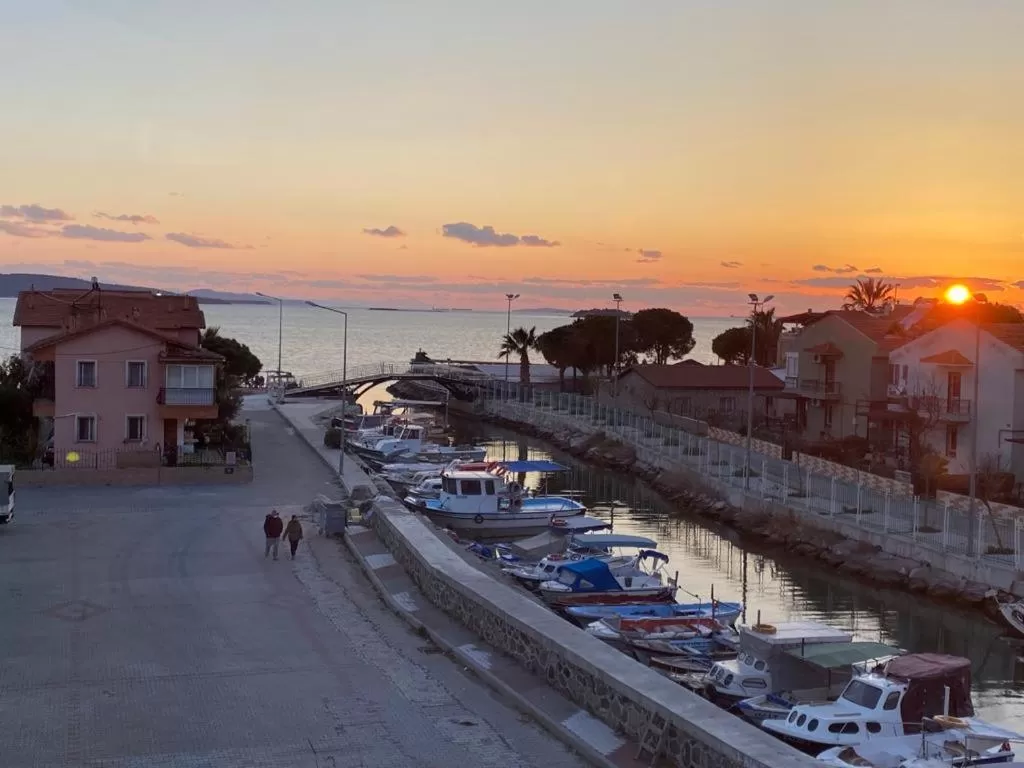 Sunset in Sakran Hotel