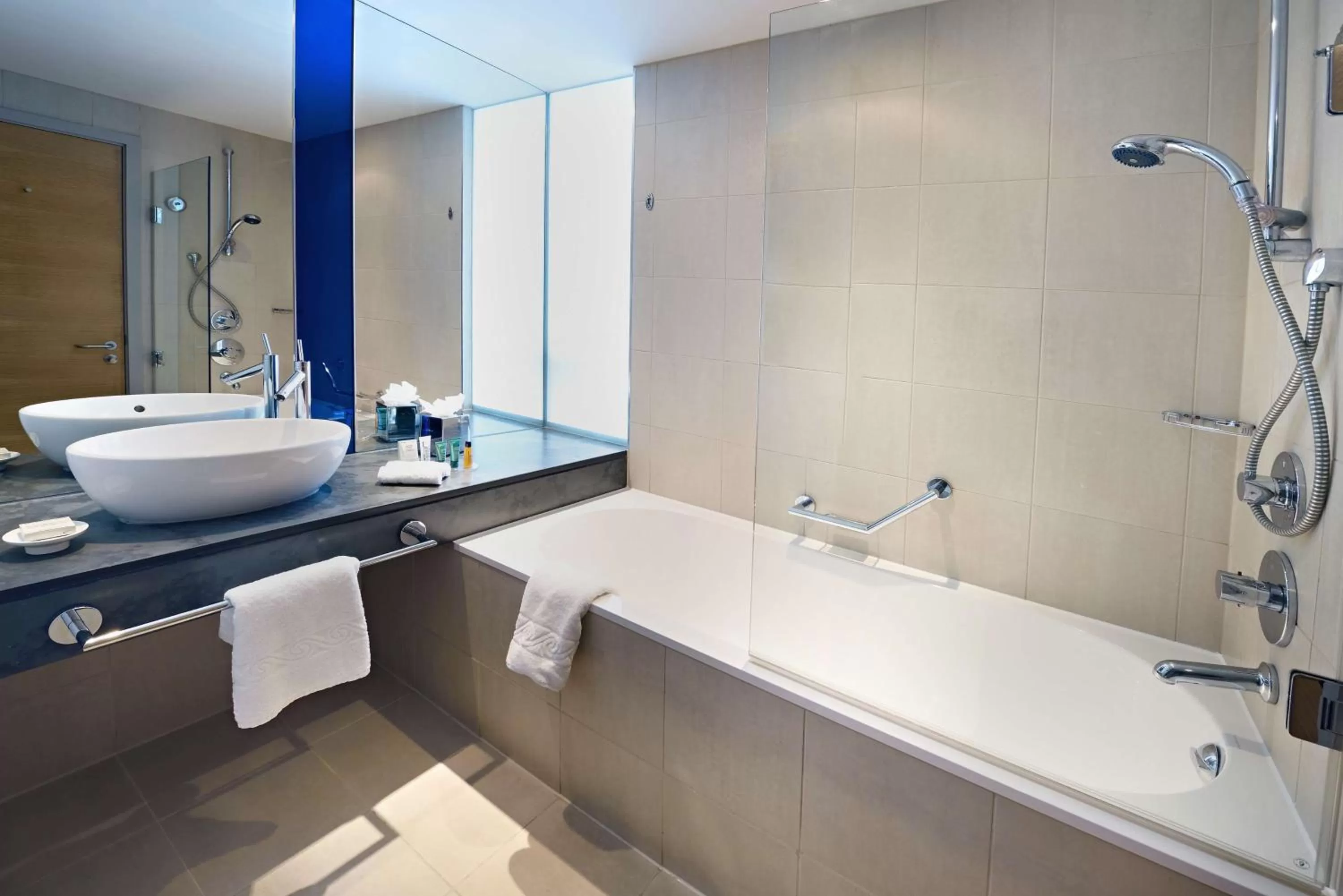 Bathroom in Hilton Manchester Deansgate