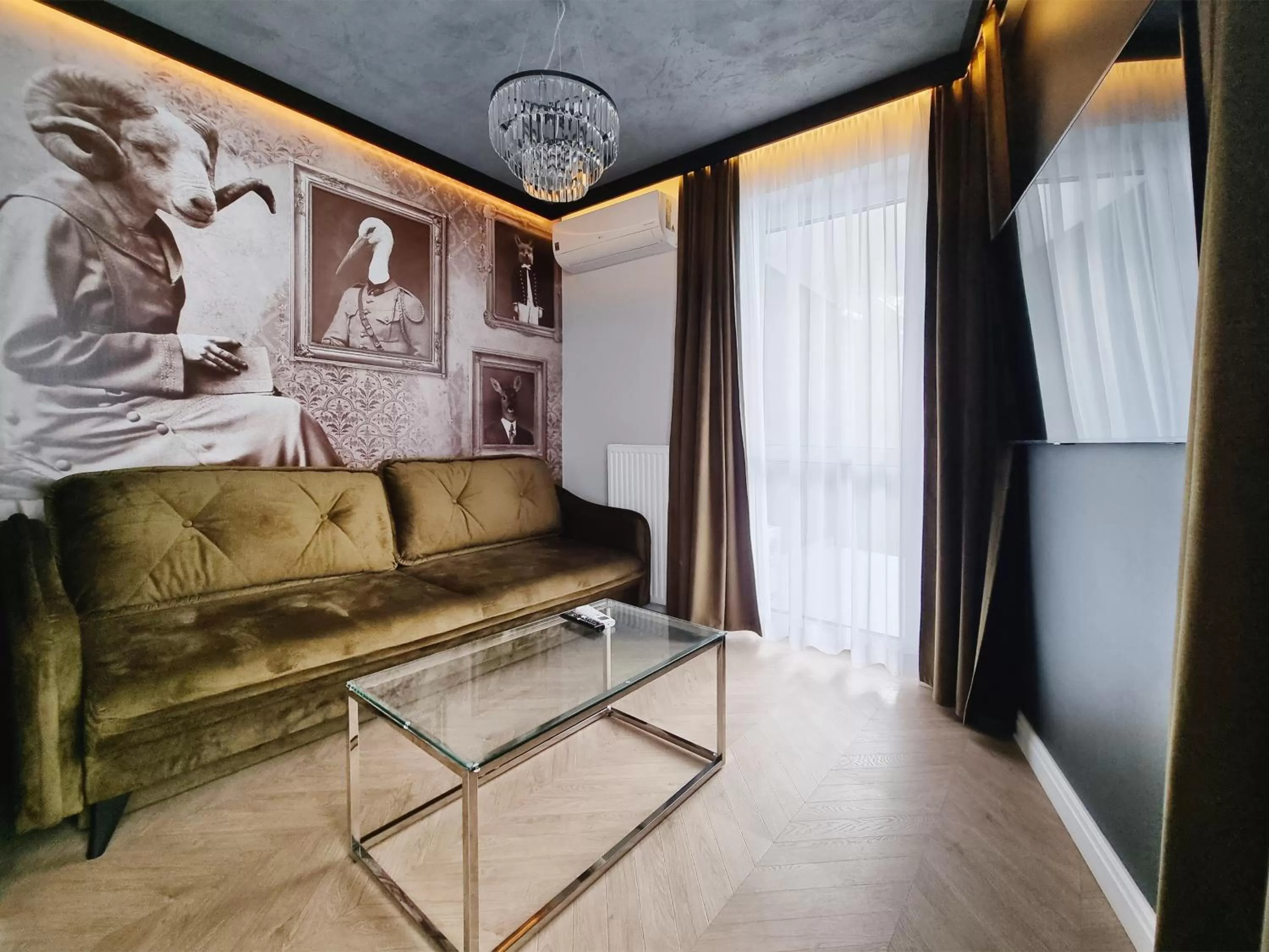 Living room in Silesia Aparthotel