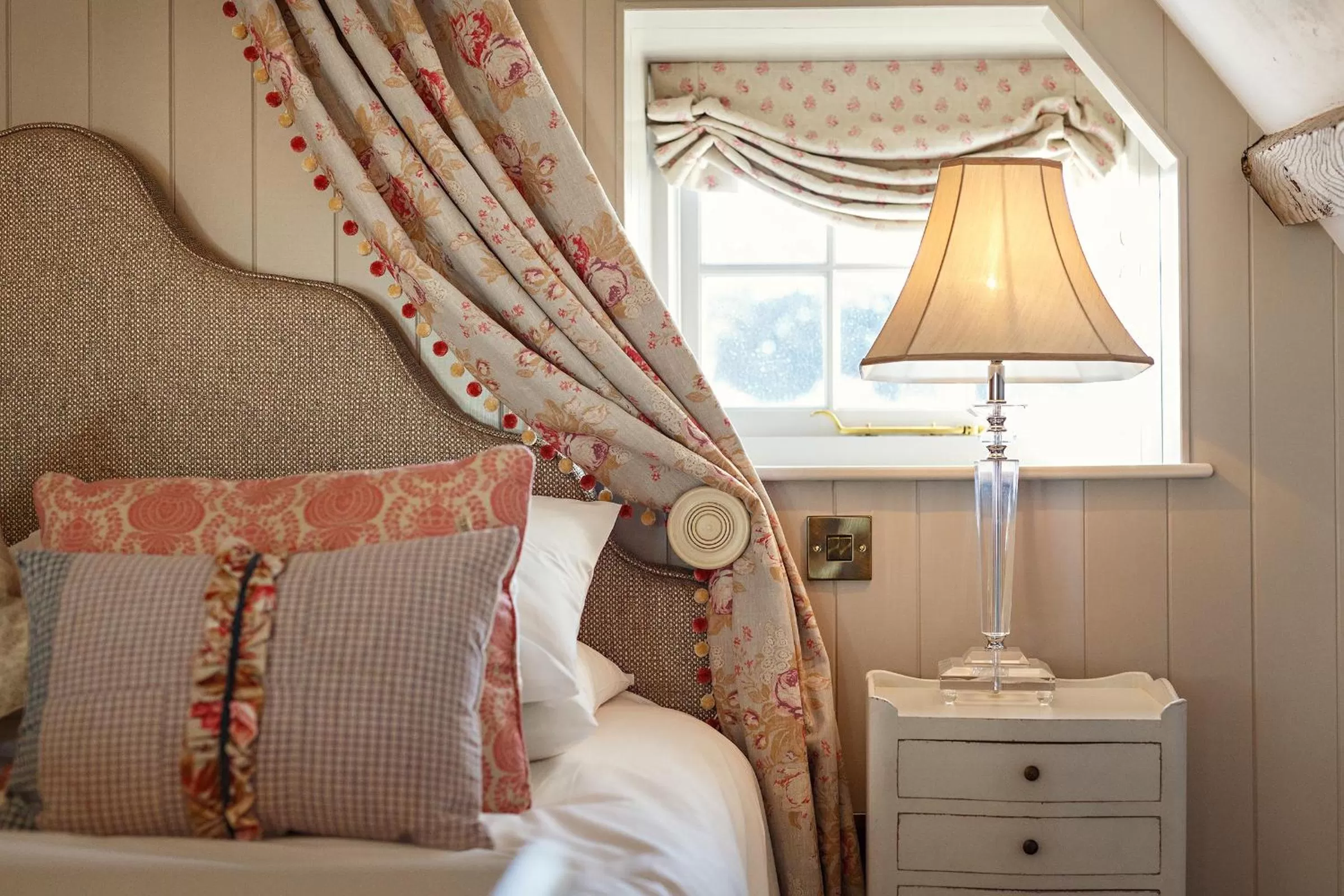 Decorative detail, Bed in The Dial House