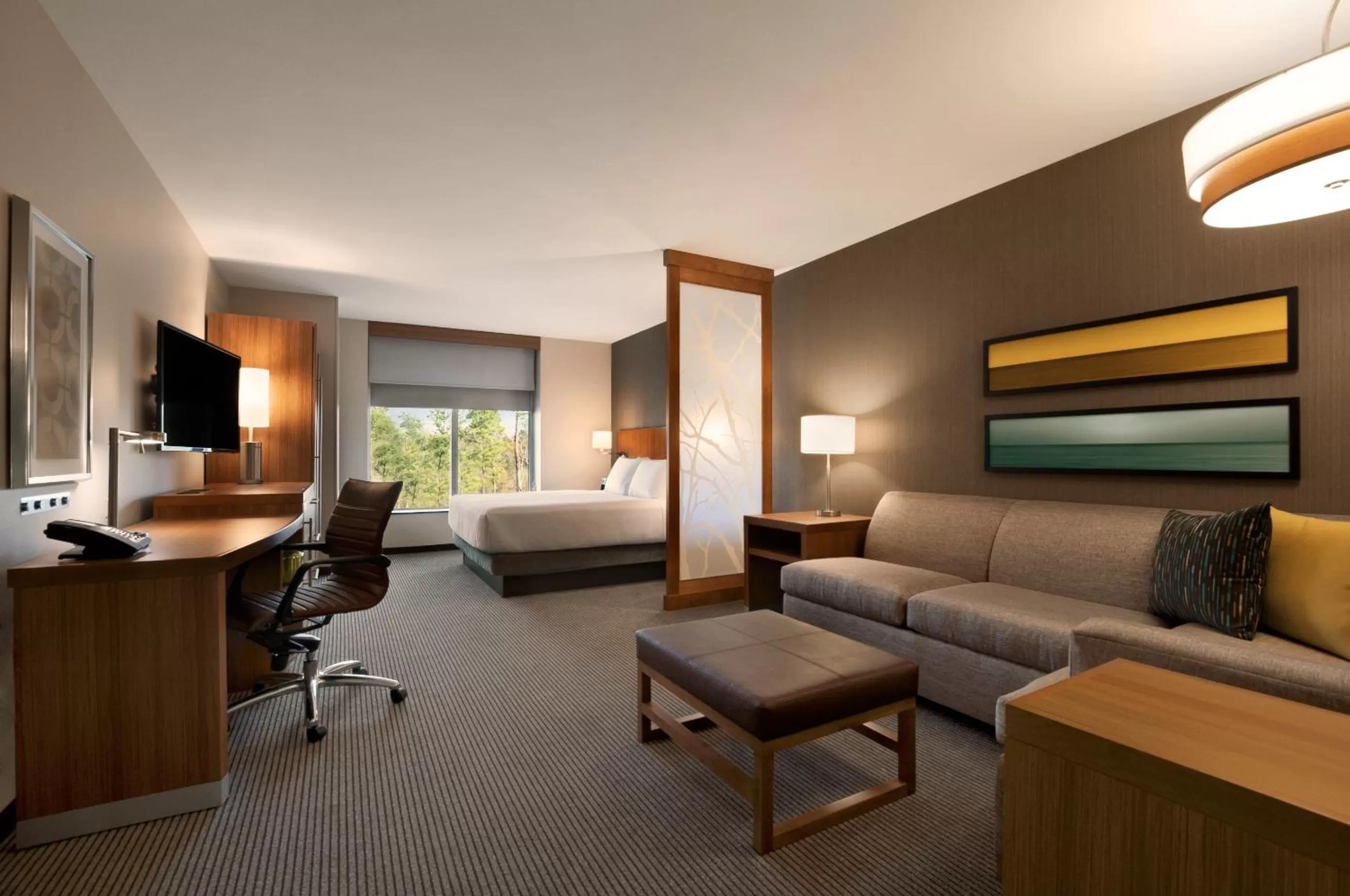 Photo of the whole room in Hyatt Place Houston/The Woodlands