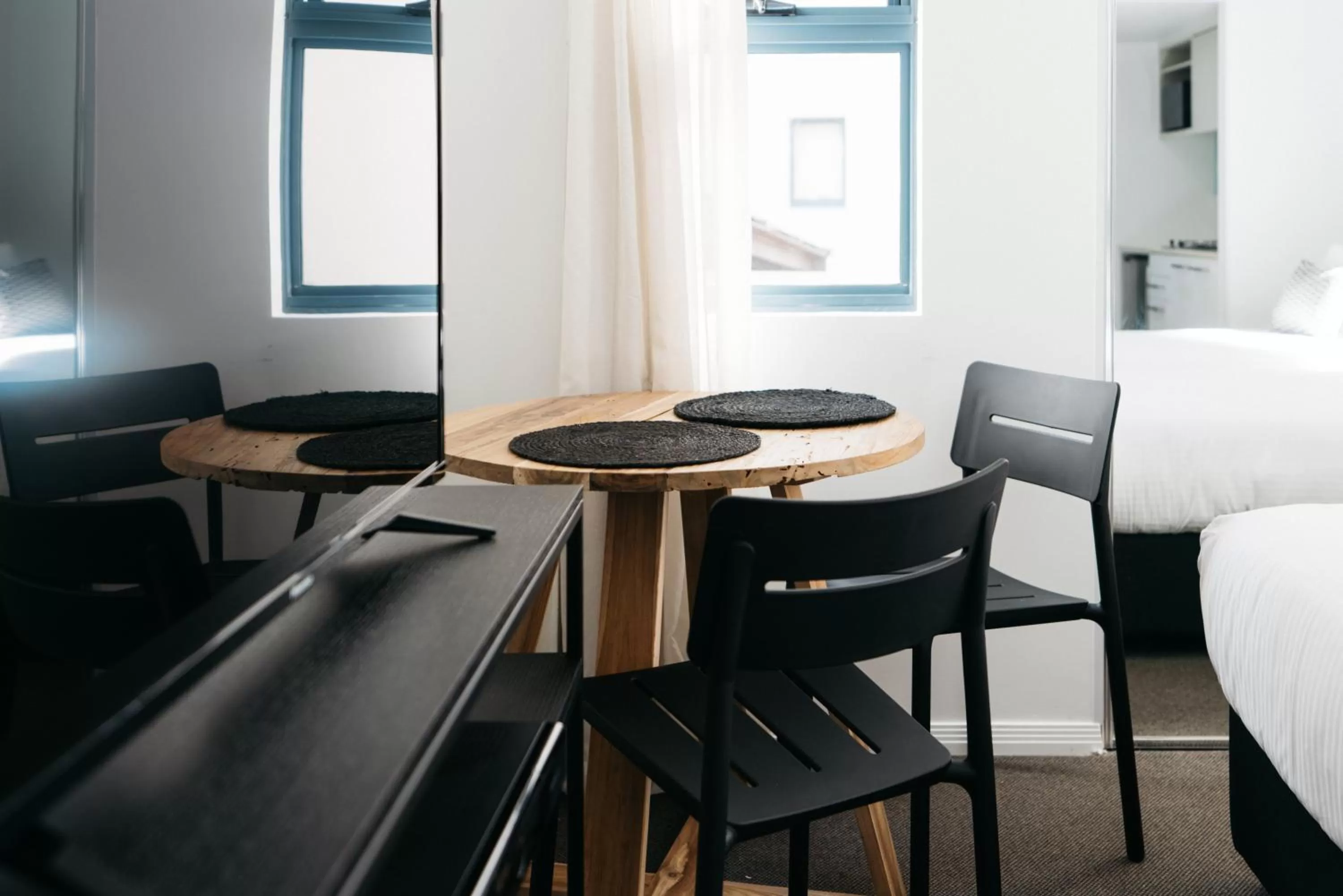 TV and multimedia, Bed in Gabba Central Apartments