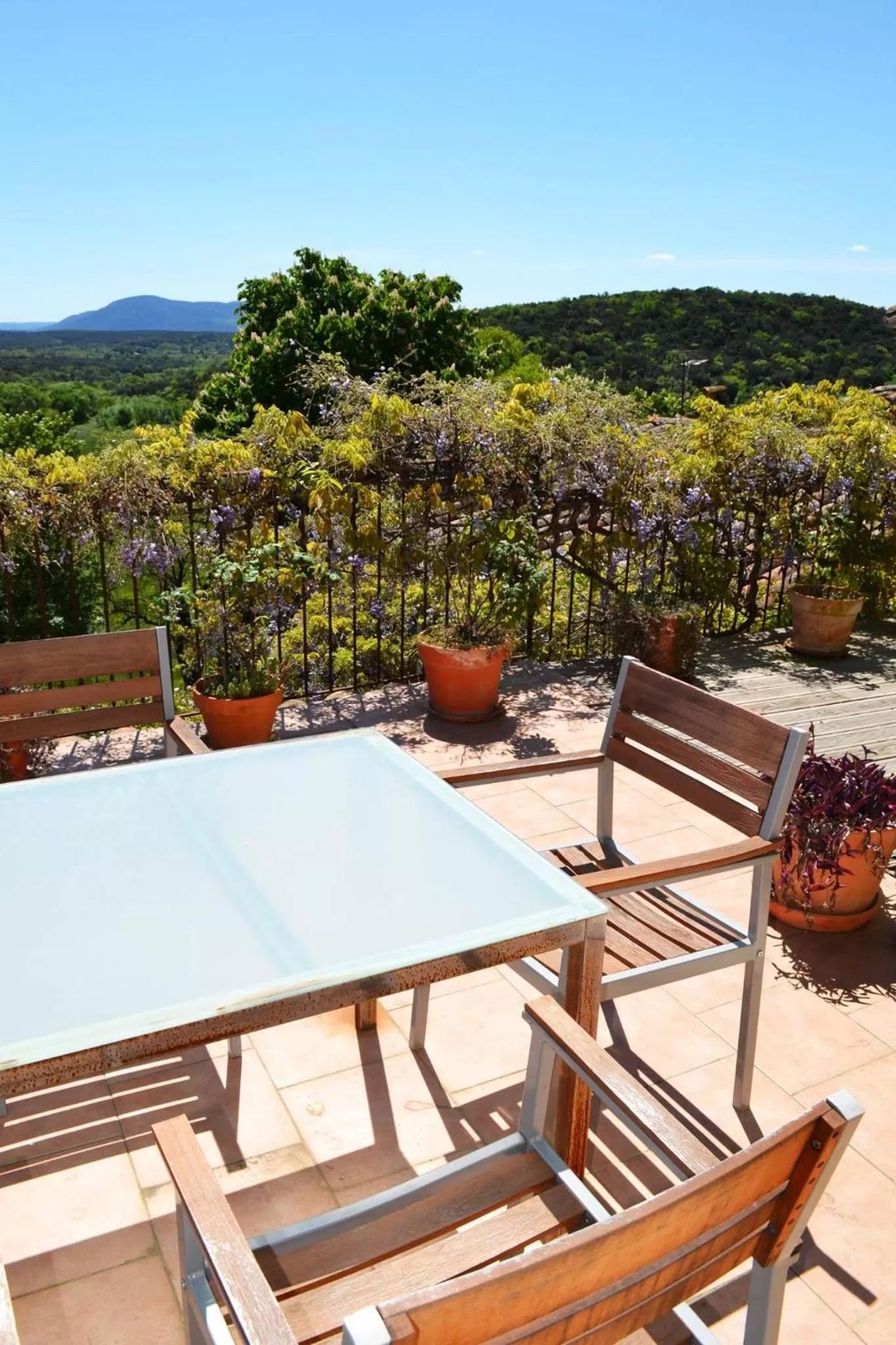 Patio in La Vieille Maison - Halte Gourmande