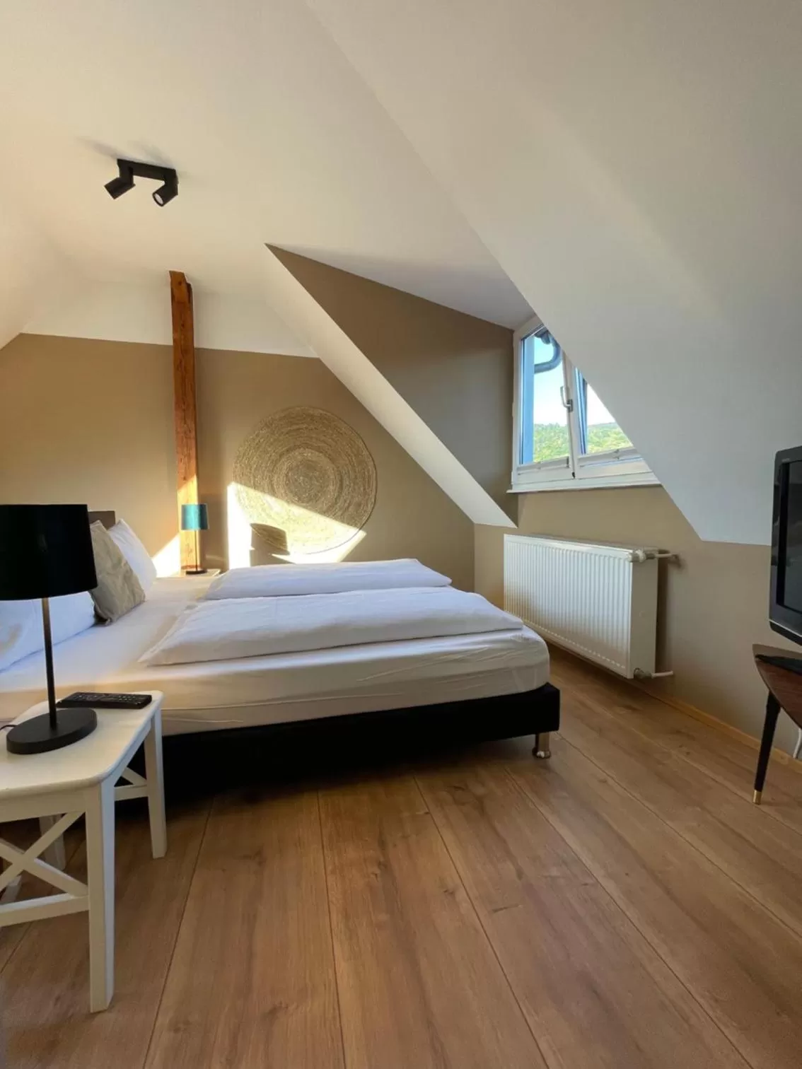 Bed in AUERSTEIN-Hotels auerstein & auerstein-mono