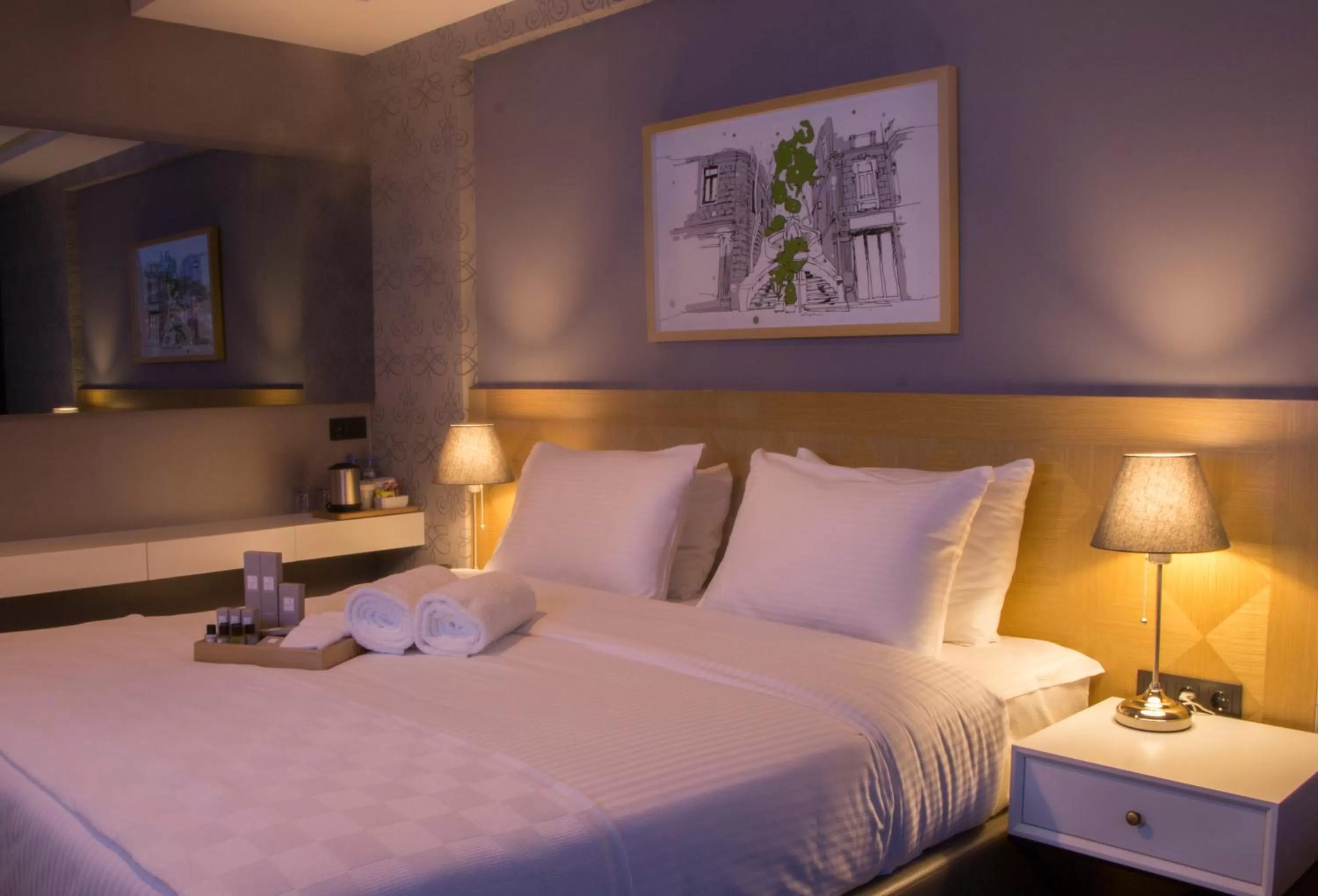 Photo of the whole room, Bed in Four-G Hotel