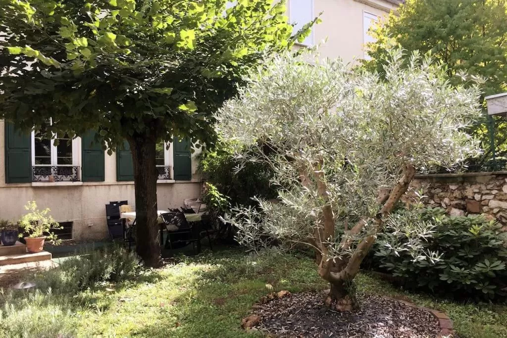 Garden in Villa Eugénie Melun