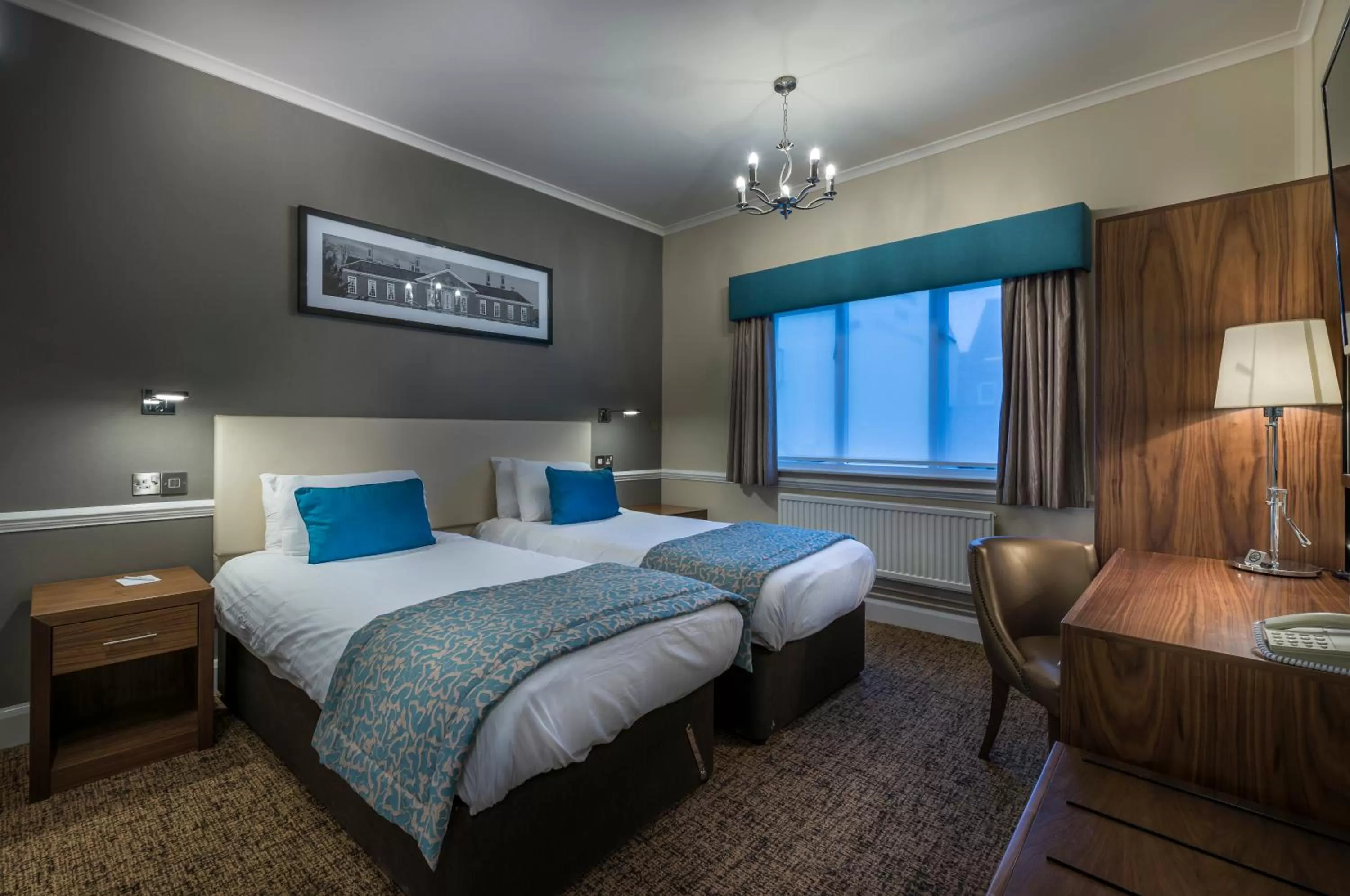 Bedroom, Bed in The Three Swans Hotel, Market Harborough, Leicestershire - The Coaching Inn Group