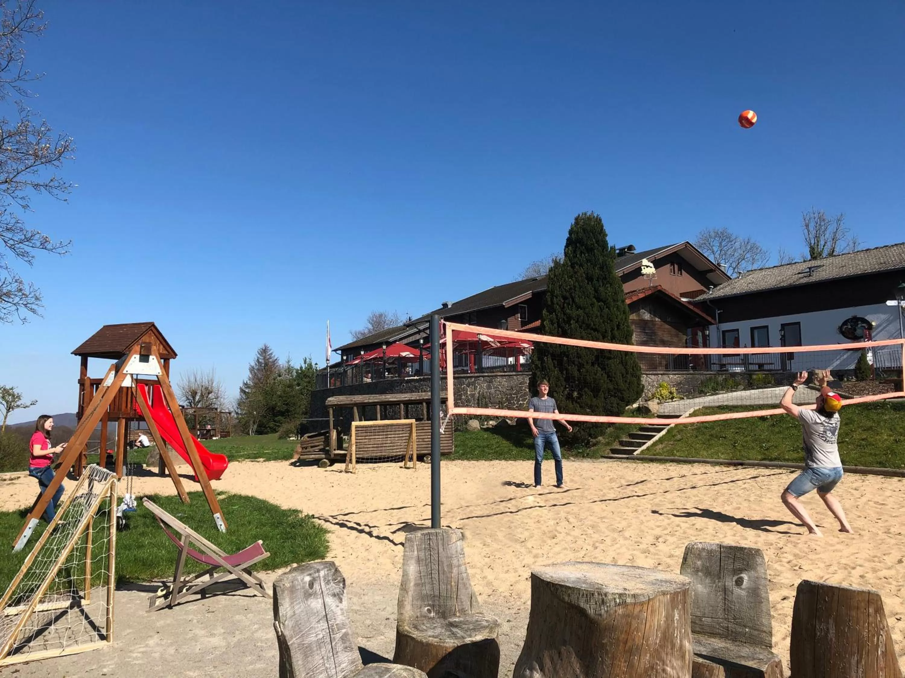 Children play ground in Berghotel Lothar-Mai-Haus