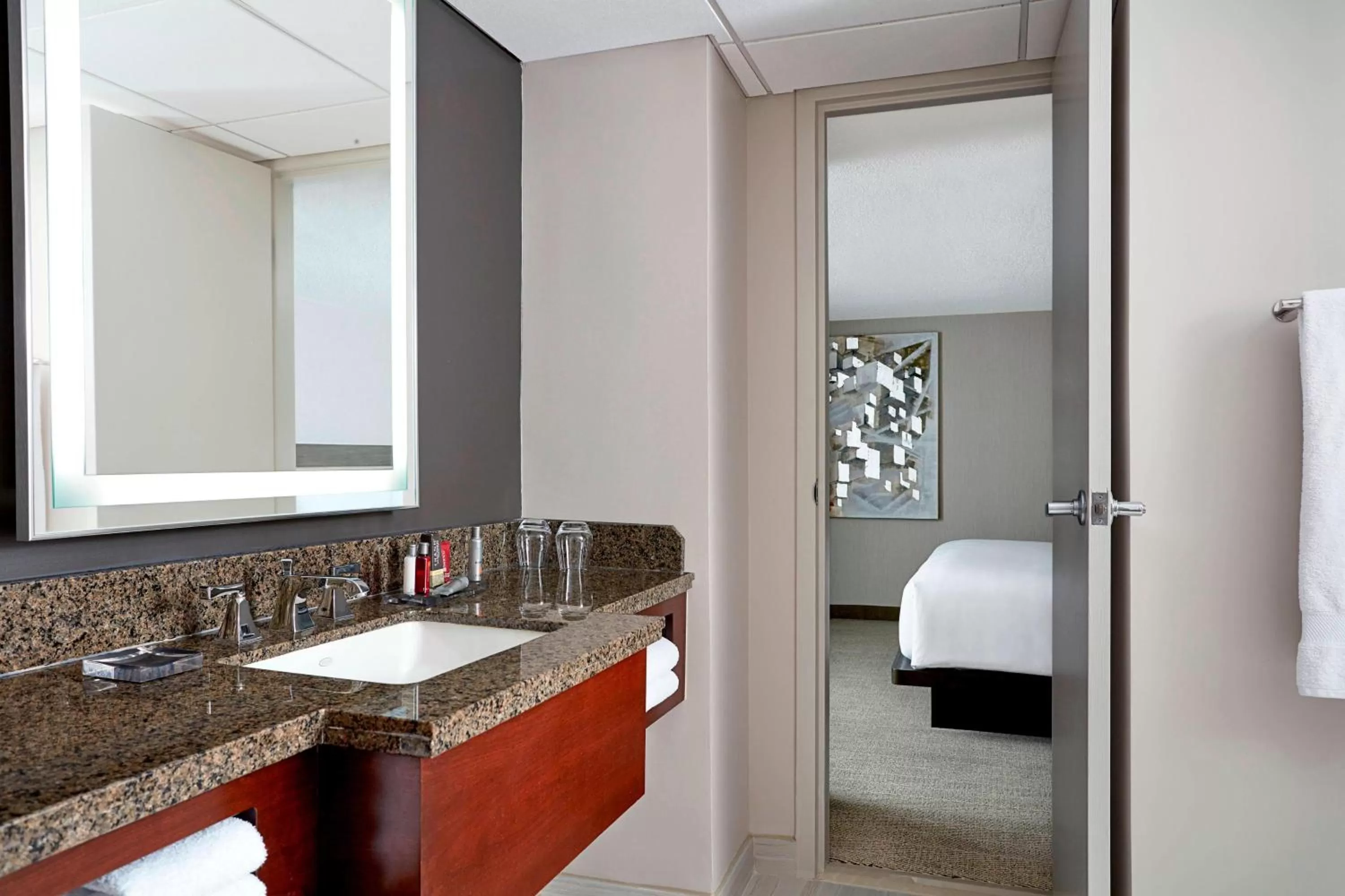 Bathroom in Bethesda Marriott