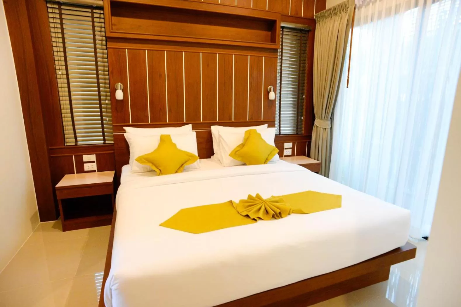 Bed in The Scene Cliff View Villas