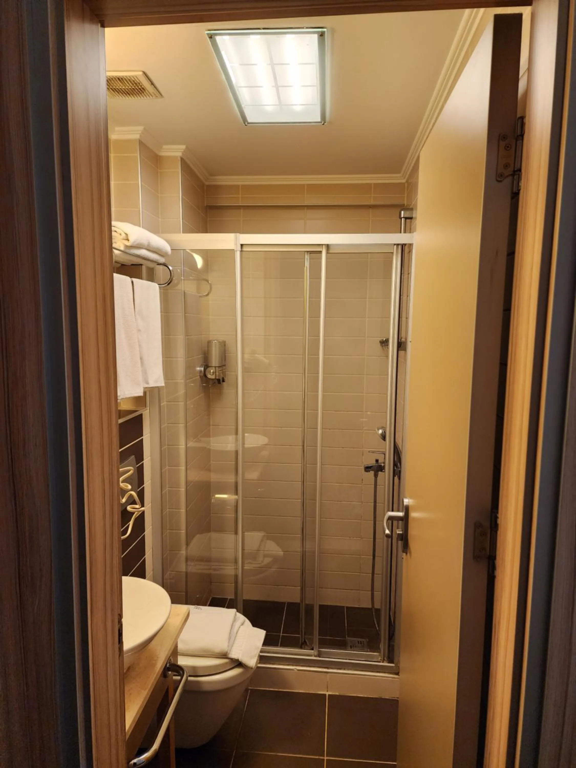 Shower in Nanda Hotel