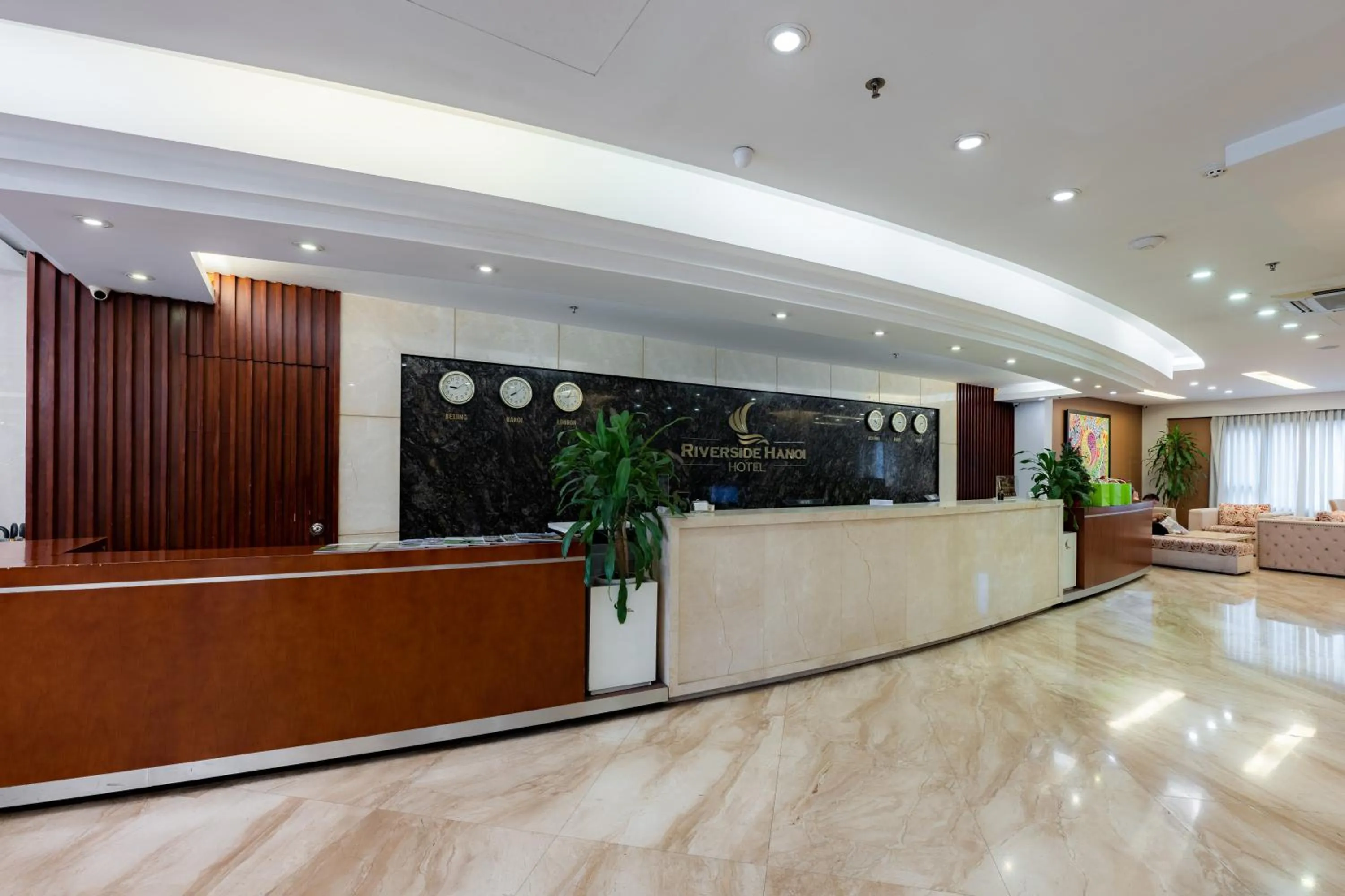 Lobby or reception in Riverside Hanoi Hotel