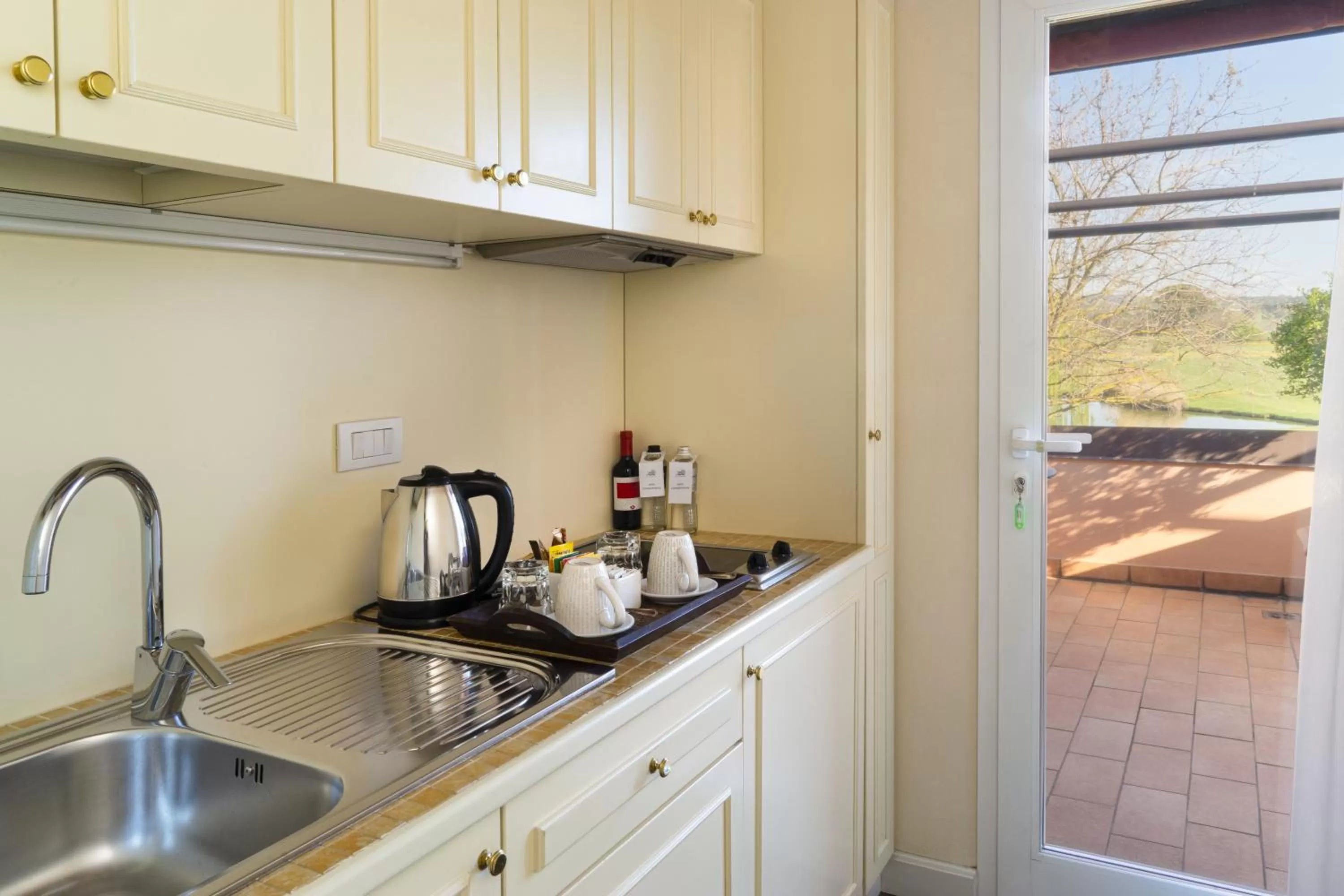 Kitchen or kitchenette in Villa Abbondanzi Resort
