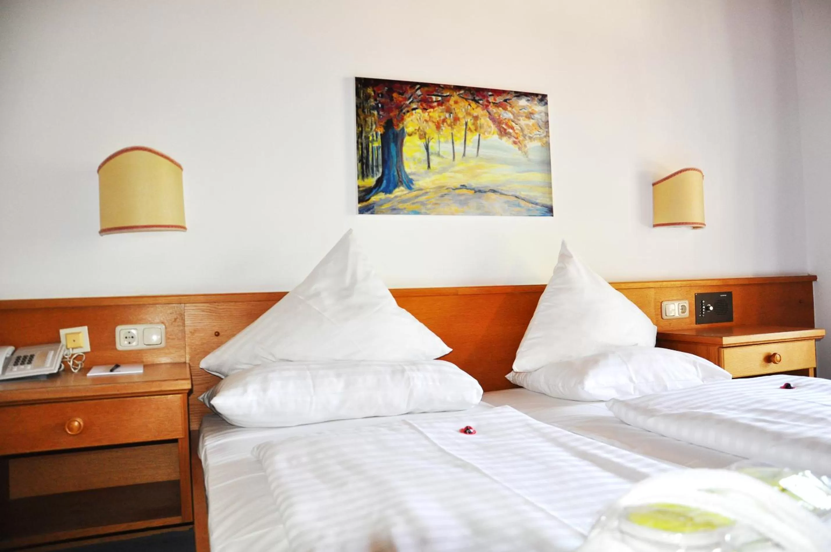 Bed in Stammhaus im Hotel Alpine Palace