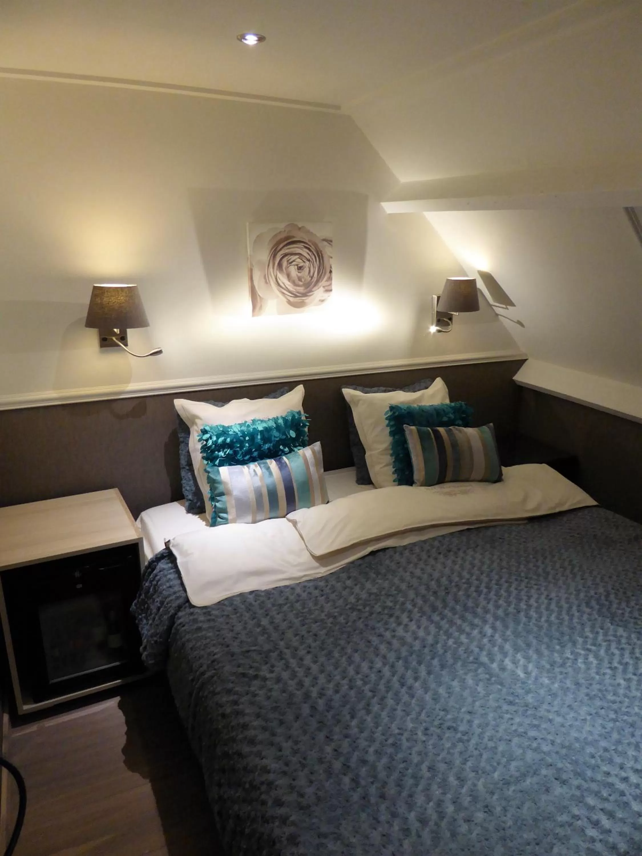 Decorative detail, Bed in Boutique hotel Het Bloemenhof